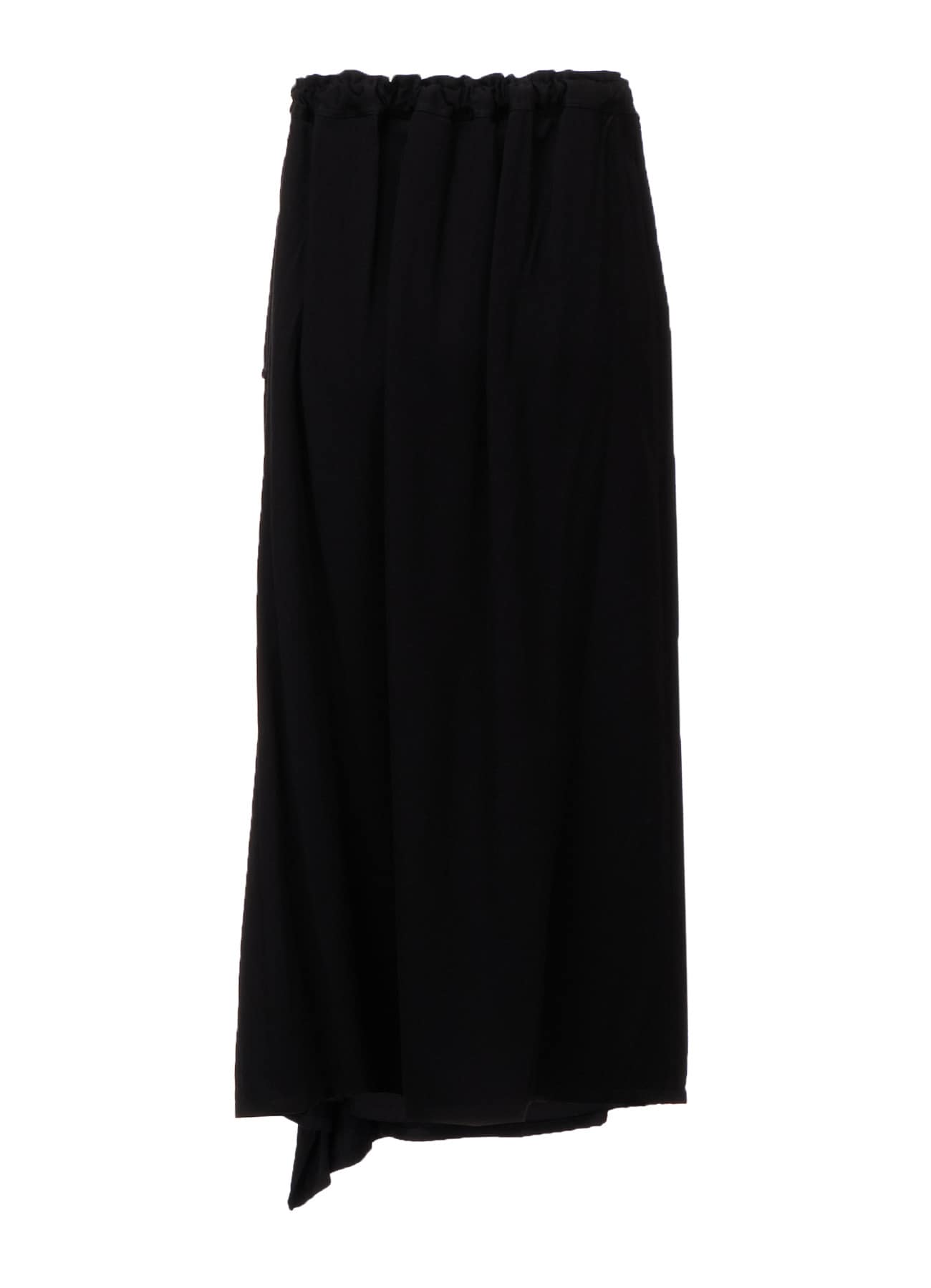 VISCOSE/TRIACETATE BLEND DETACHED PANEL SKIRT