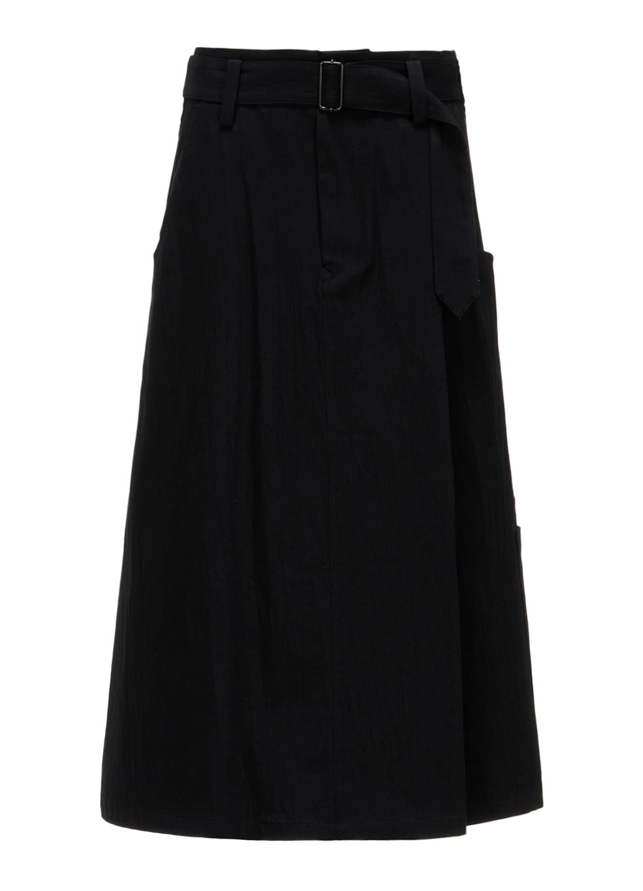 8OZ DENIM WASH BELTED SKIRT