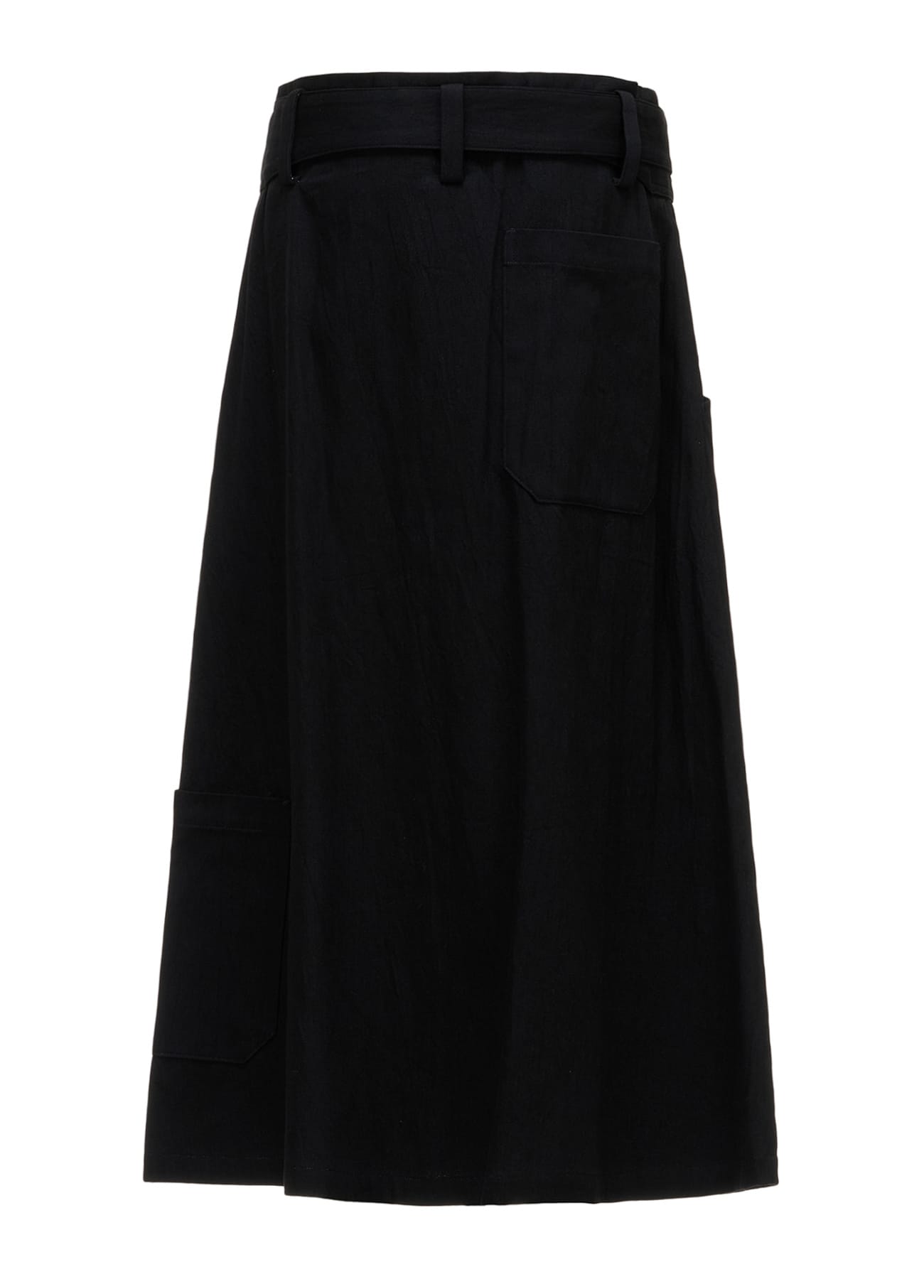 8OZ DENIM WASH BELTED SKIRT