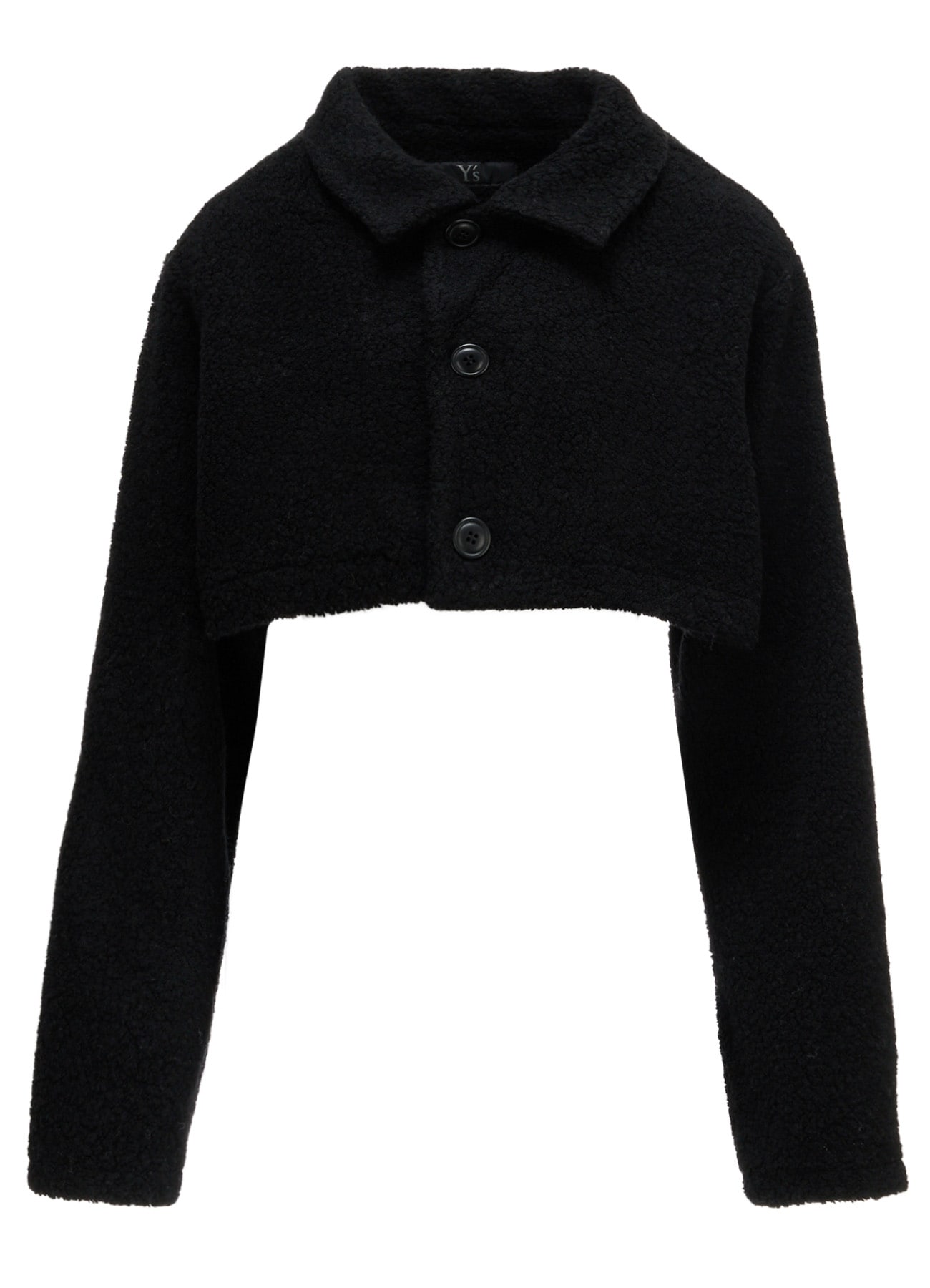 WOOL BLEND PILE SHORT JACKET