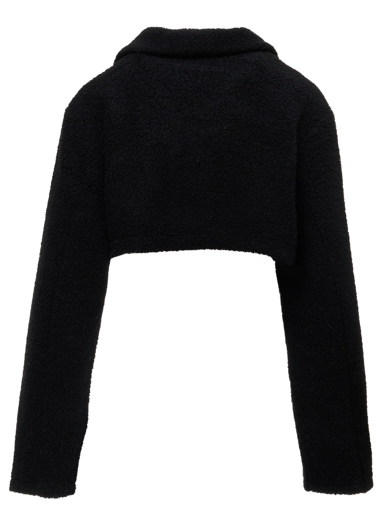 WOOL BLEND PILE SHORT JACKET