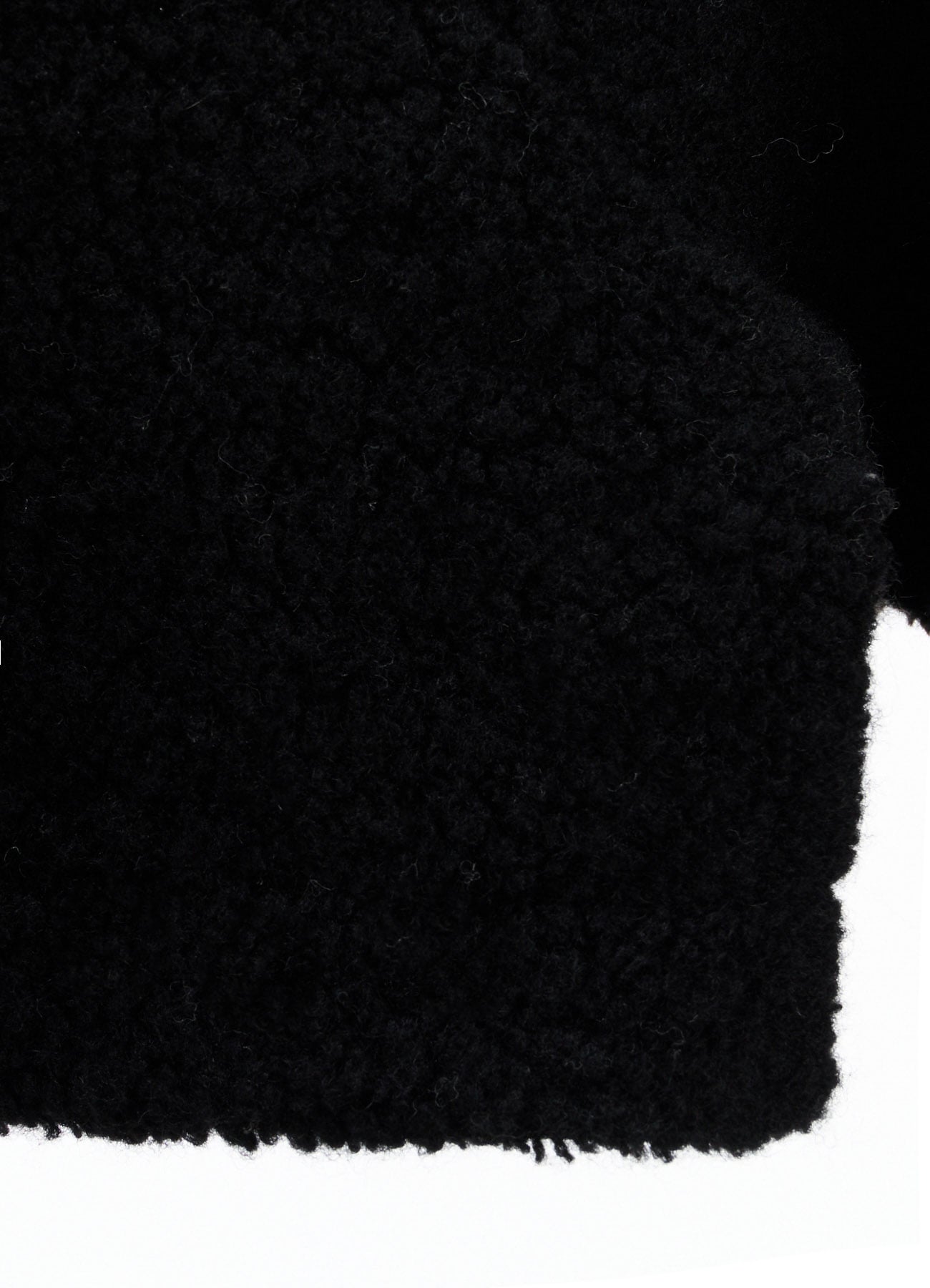 WOOL BLEND PILE SHORT JACKET