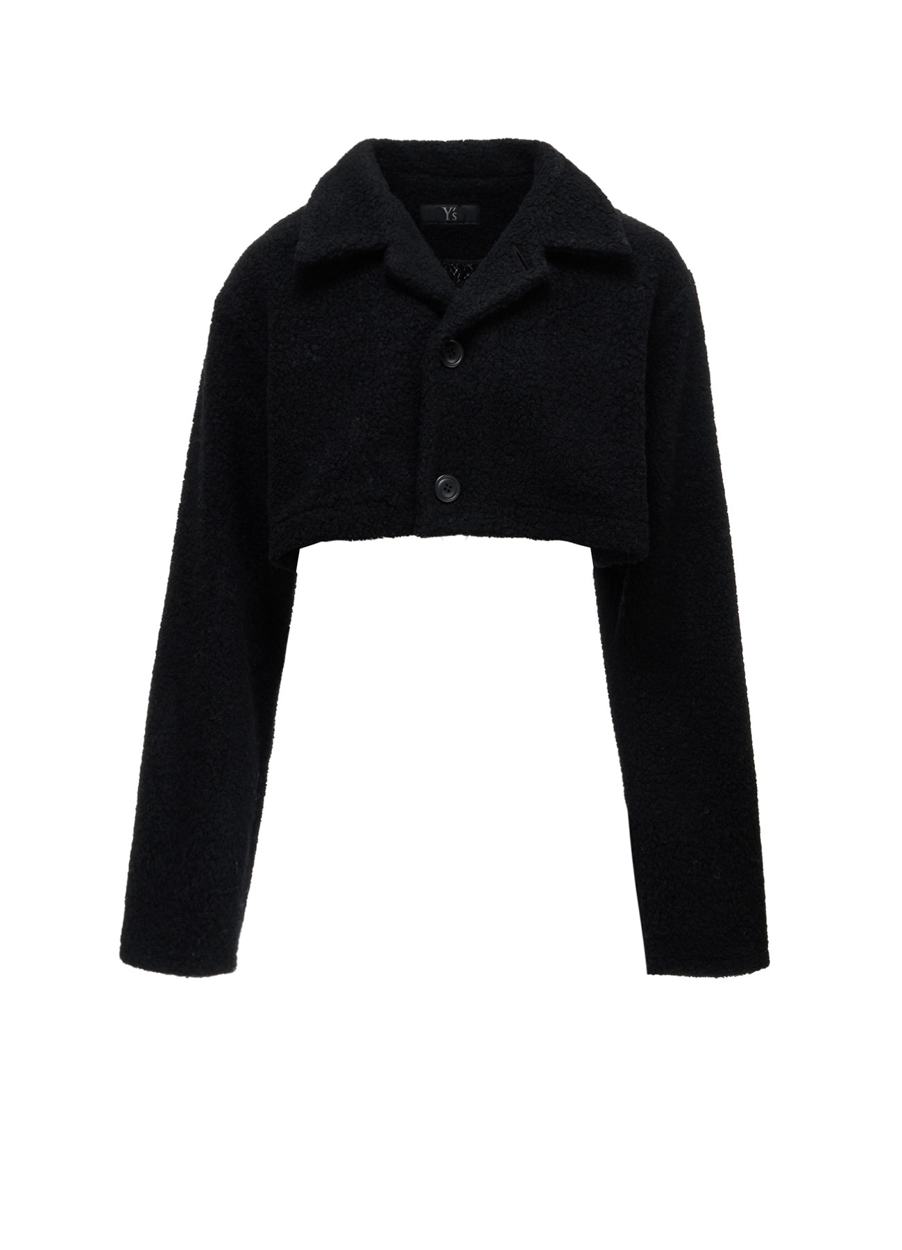WOOL BLEND PILE SHORT JACKET