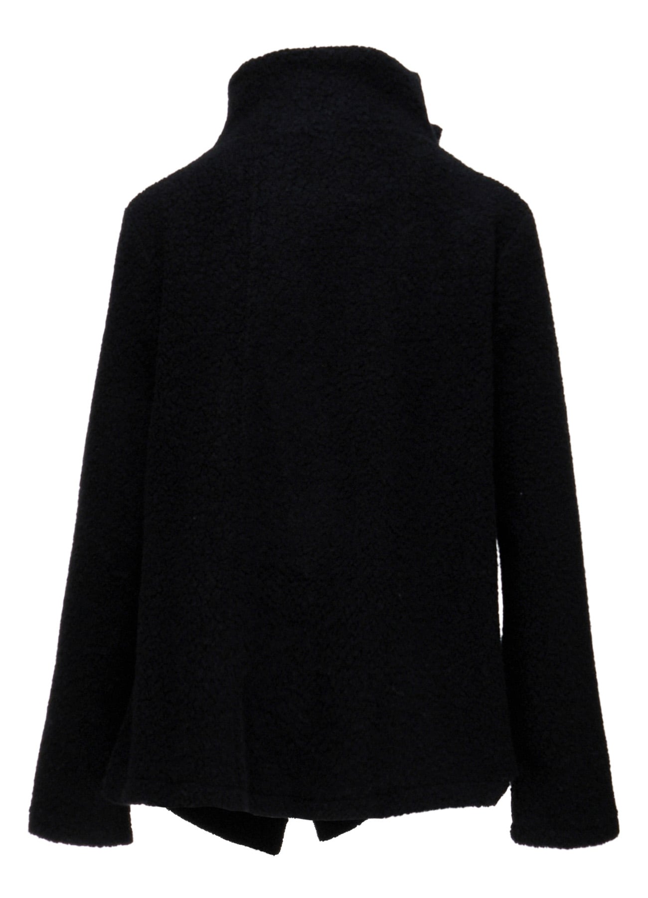 WOOL BLEND PILE 5-BUTTON JACKET