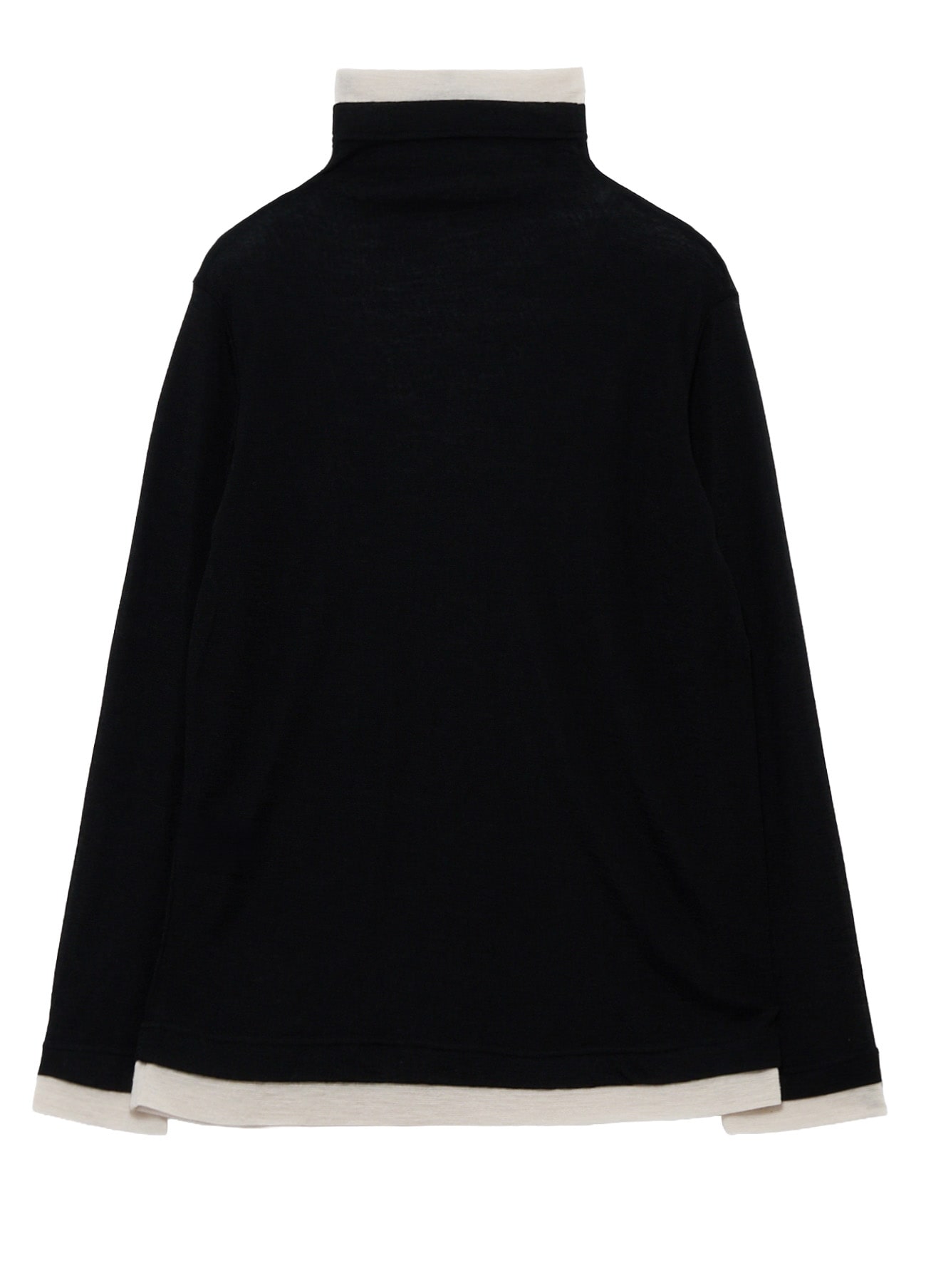 GAUZE RIB HIGH NECK T-SHIRT