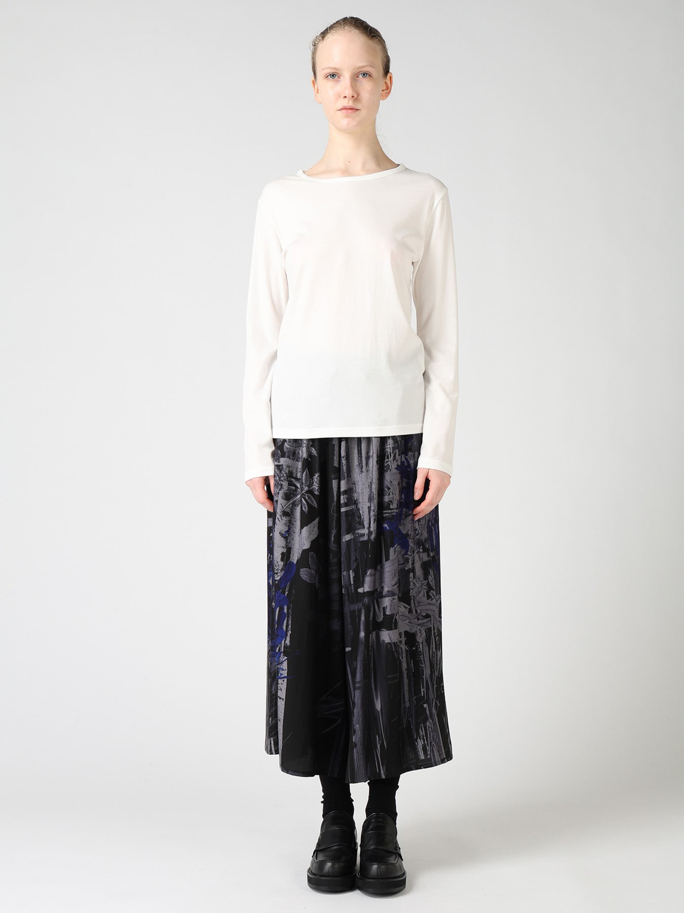 COTTON INTERLOCK LONG SLEEVE T-SHIRT