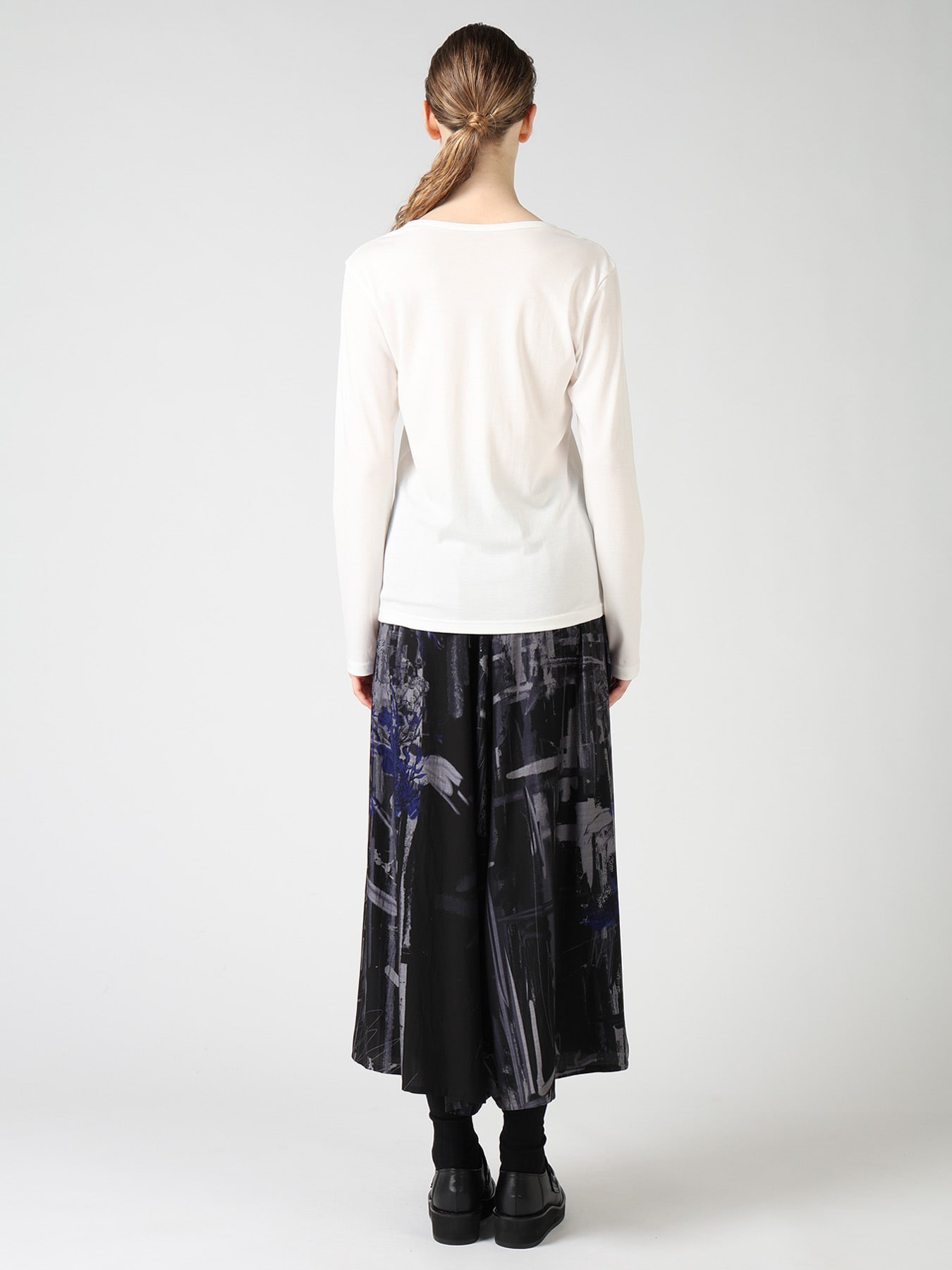 COTTON INTERLOCK LONG SLEEVE T-SHIRT