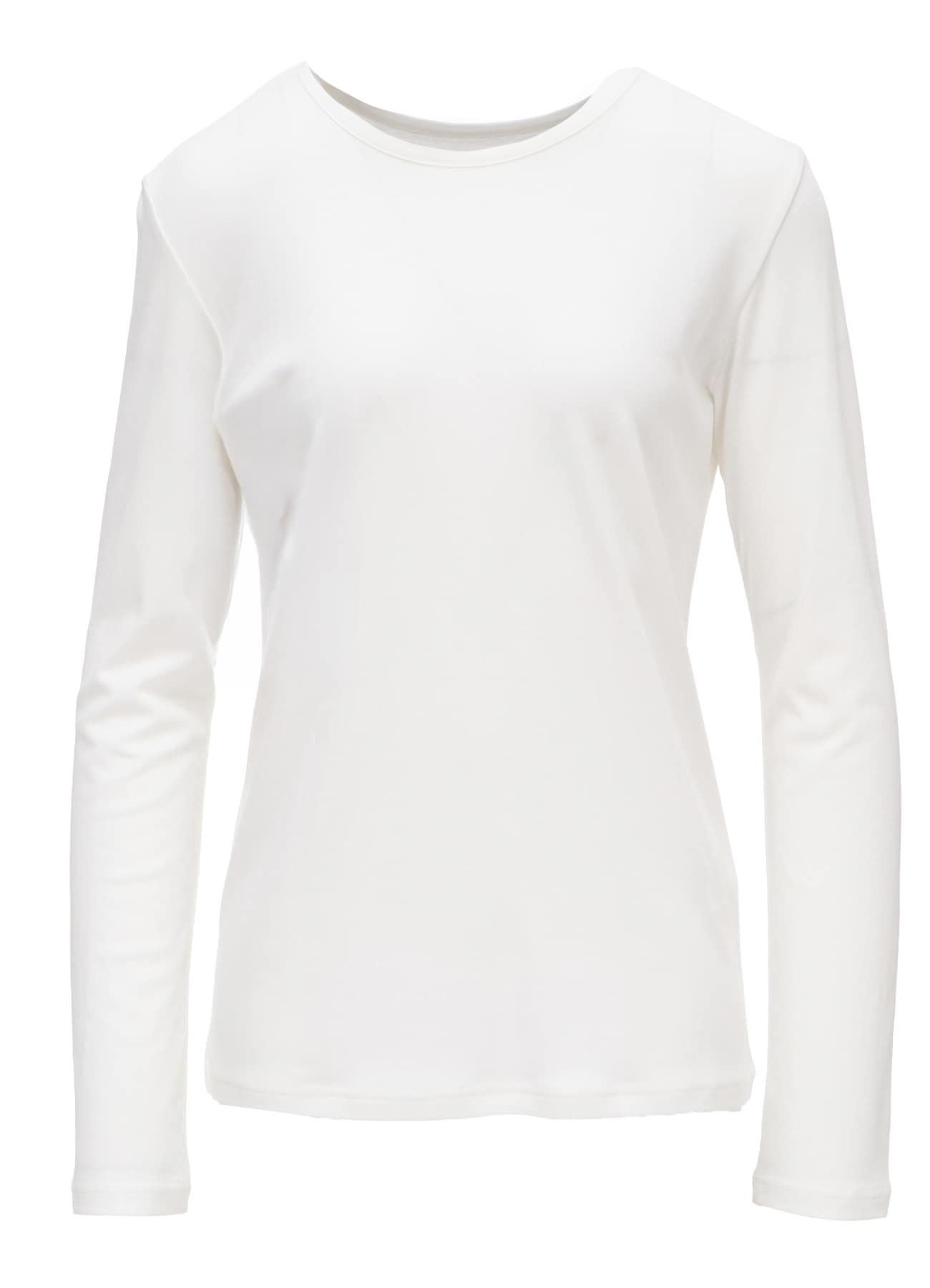 COTTON INTERLOCK LONG SLEEVE T-SHIRT