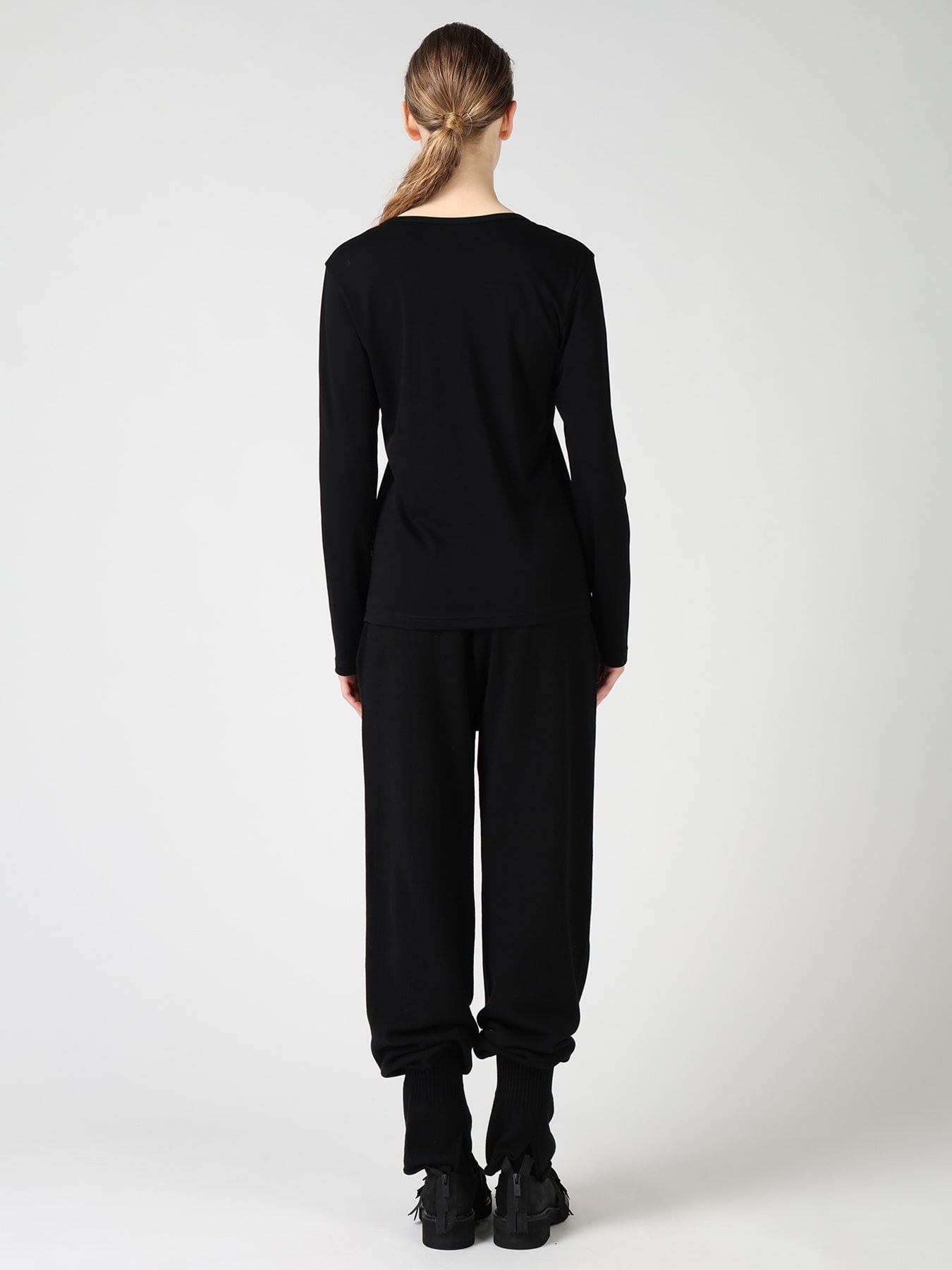 COTTON INTERLOCK LONG SLEEVE T-SHIRT