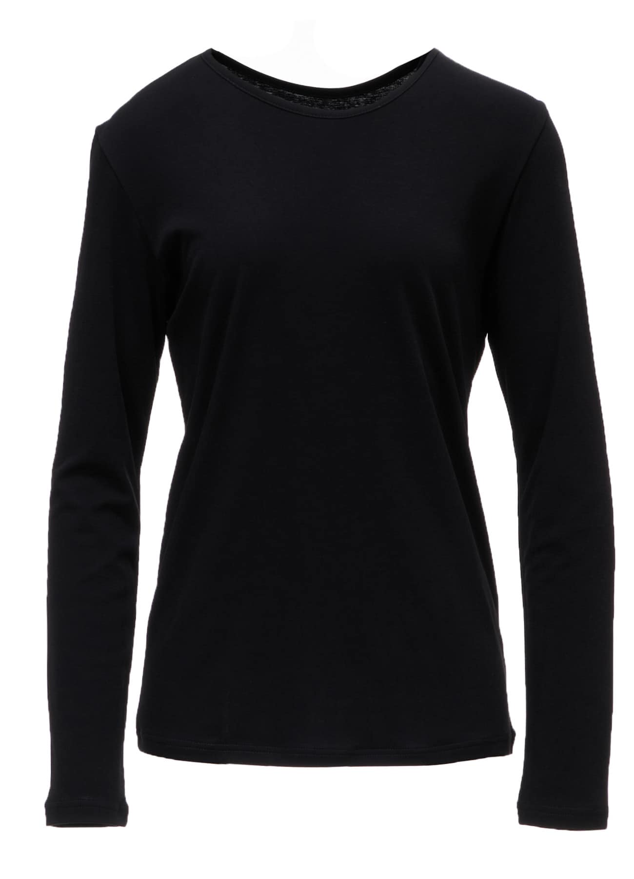 COTTON INTERLOCK LONG SLEEVE T-SHIRT