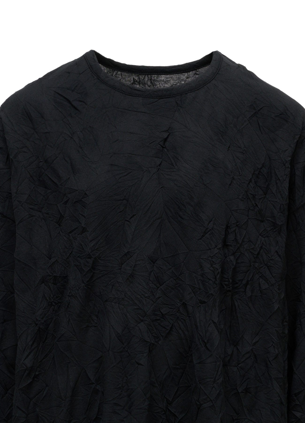 RANDOM DOT JACQUARD BIG LONG SLEEVE T-SHIRT
