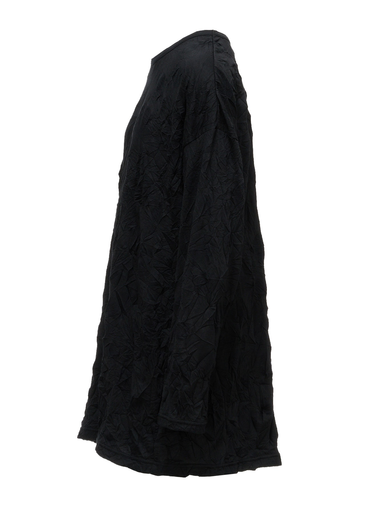 RANDOM DOT JACQUARD BIG LONG SLEEVE T-SHIRT