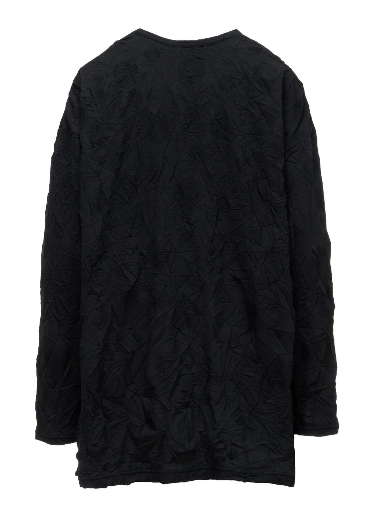 RANDOM DOT JACQUARD BIG LONG SLEEVE T-SHIRT