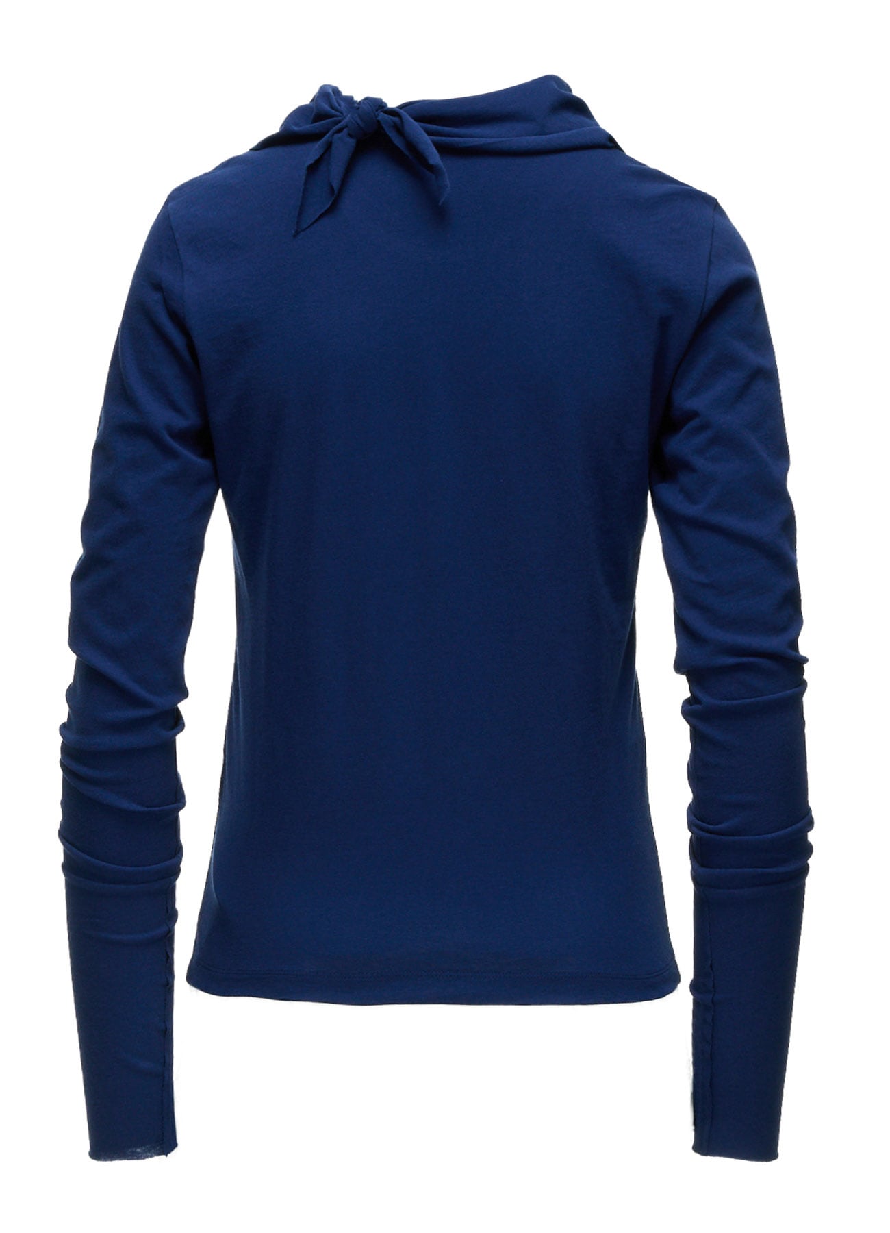 HARD TWISTED JERSEY COLLAR SCARF T-SHIRT