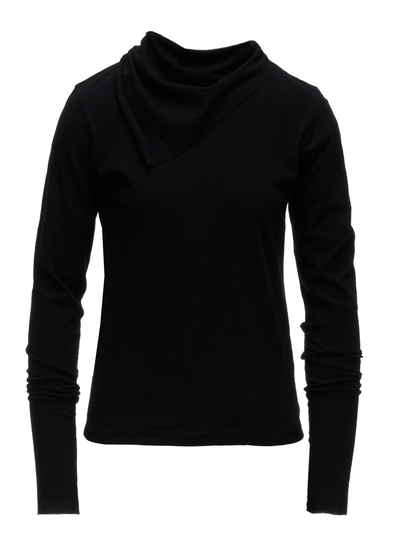 HARD TWISTED JERSEY COLLAR SCARF T-SHIRT
