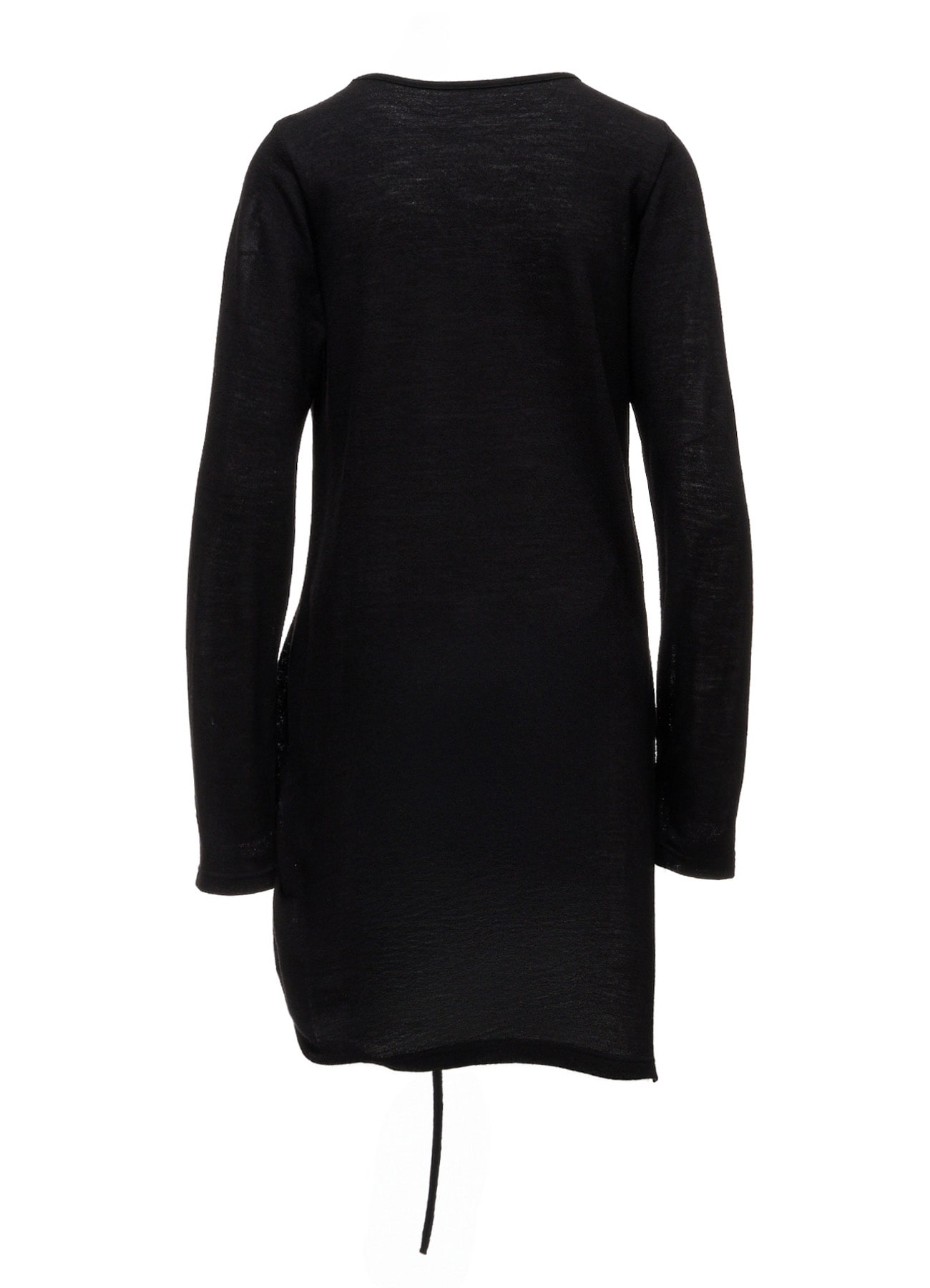 WOOL/SILK CREPE DRAPE SIDE DRAPE T-SHIRT