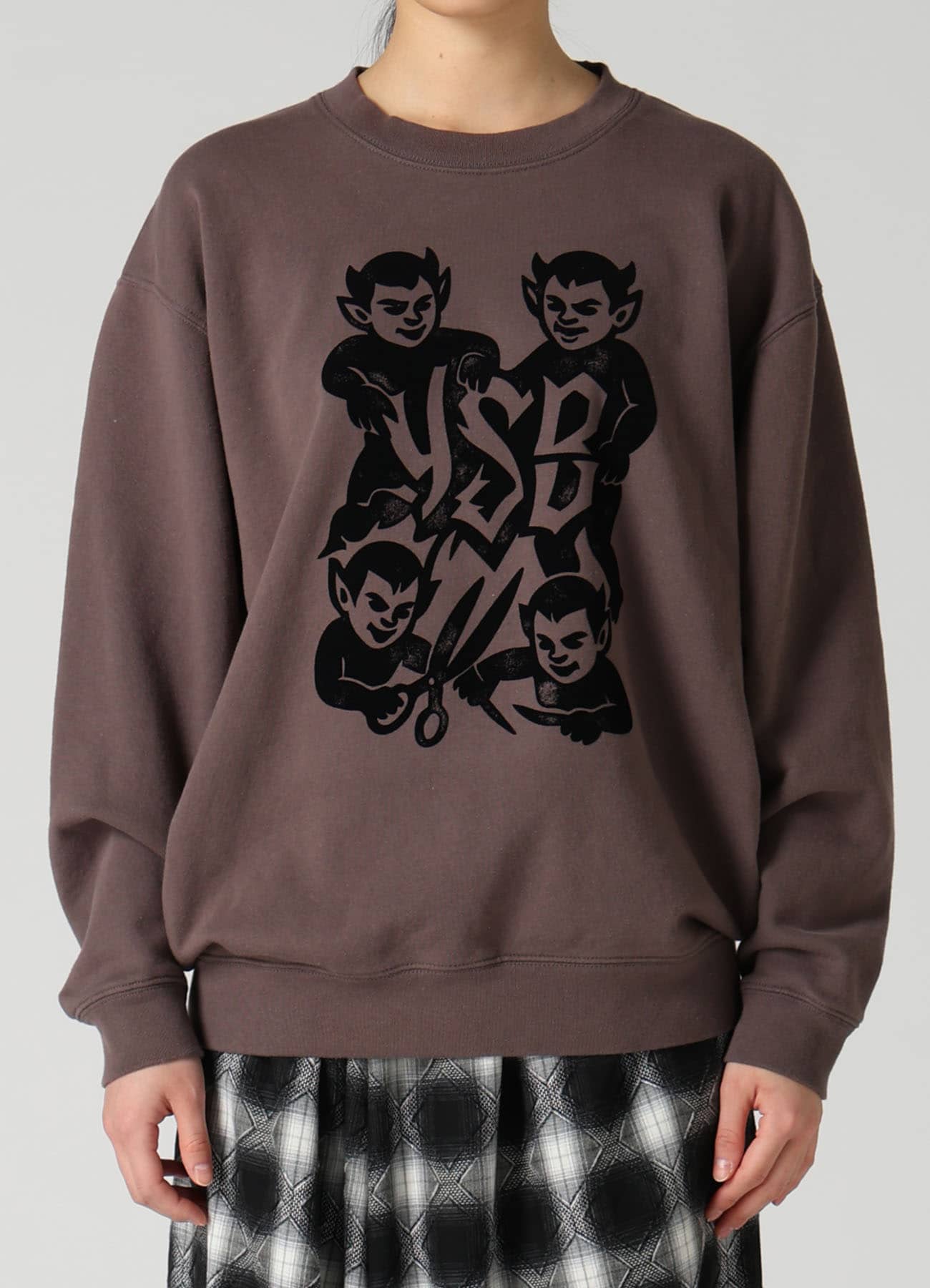 DEVIL PRINT SWEAT SHIRT