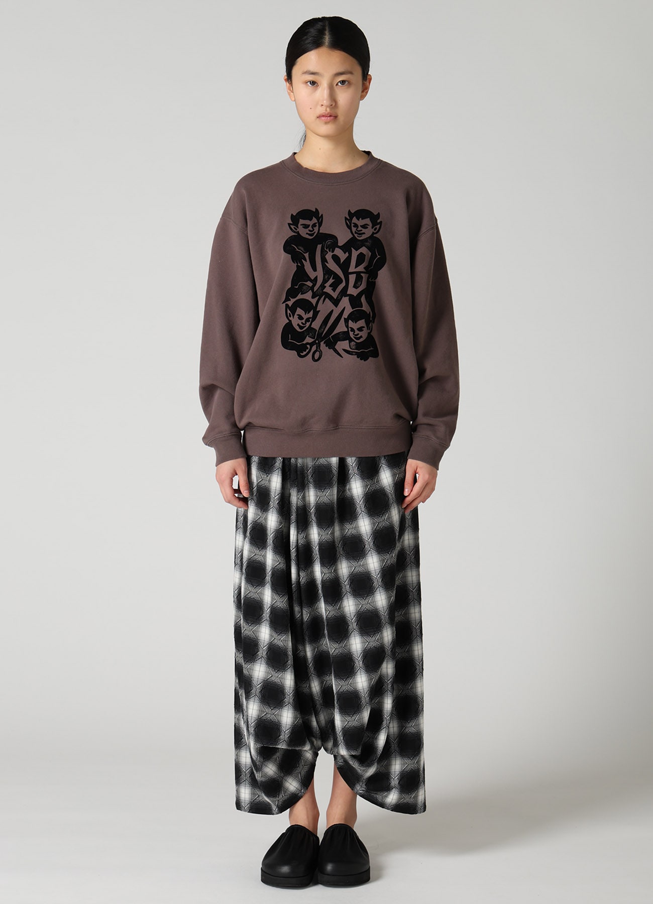 DEVIL PRINT SWEAT SHIRT
