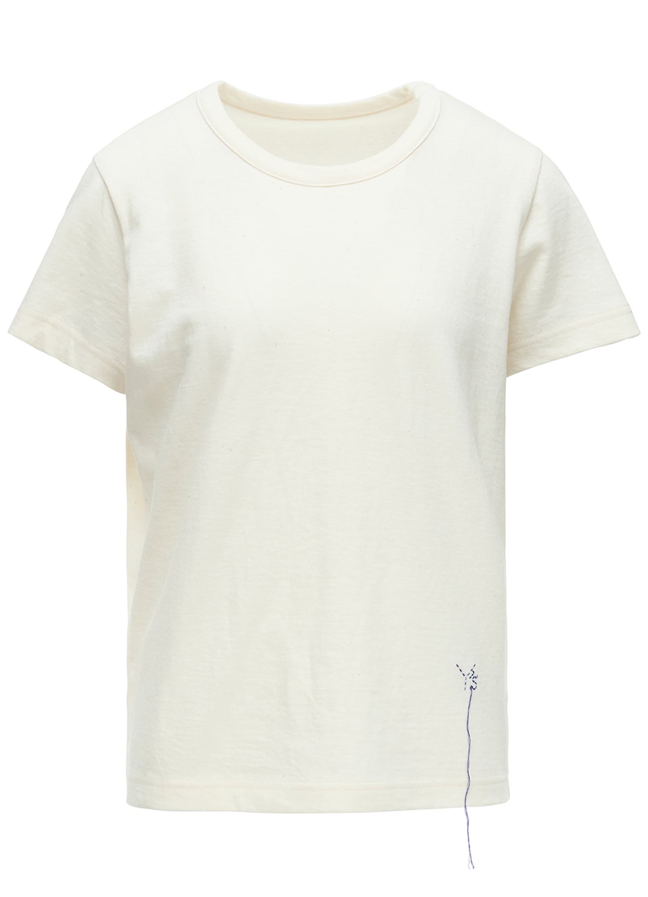 COTTON JERSEY Y'S STITCH T-SHIRT