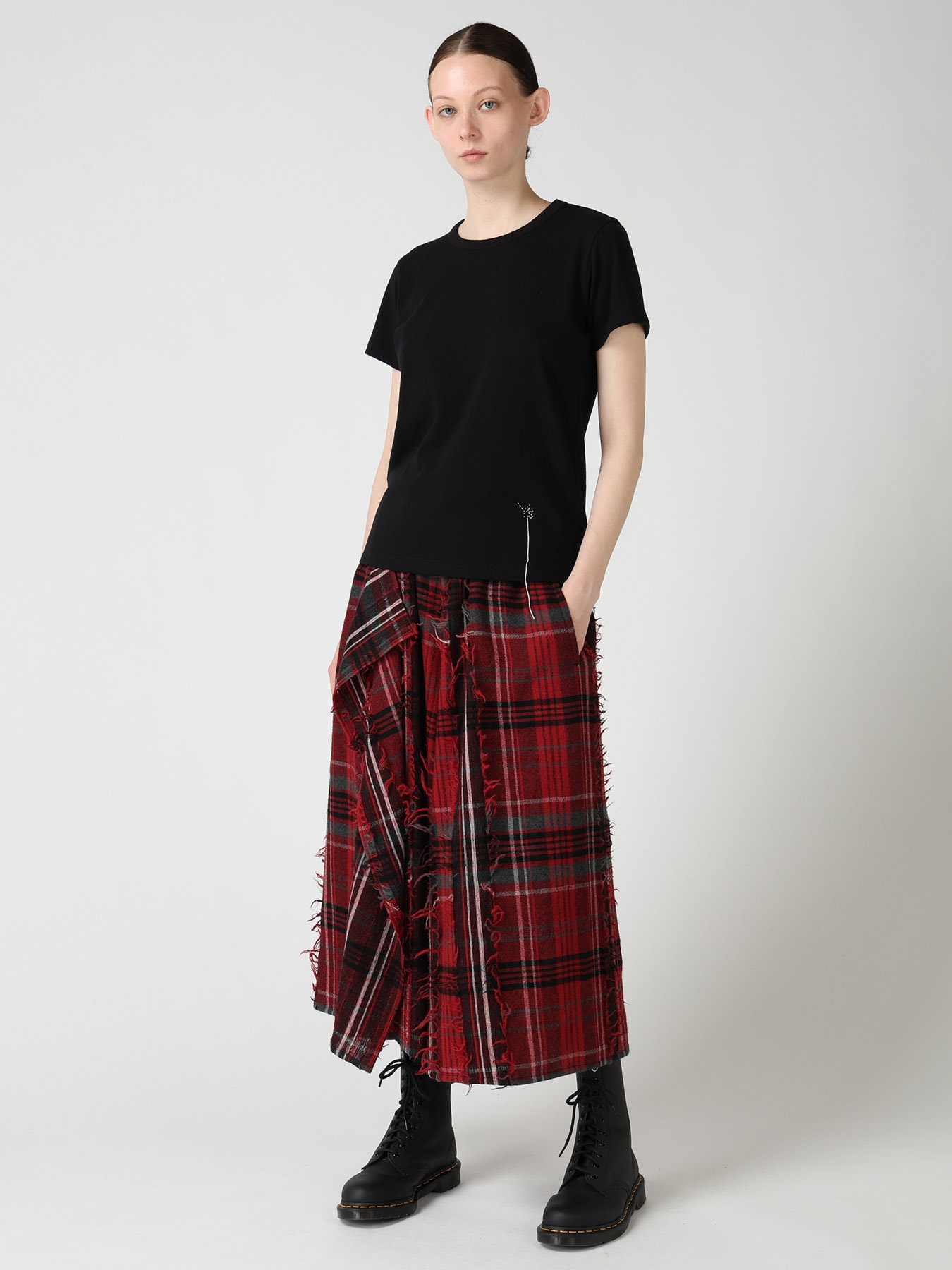 COTTON JERSEY Y'S STITCH T-SHIRT