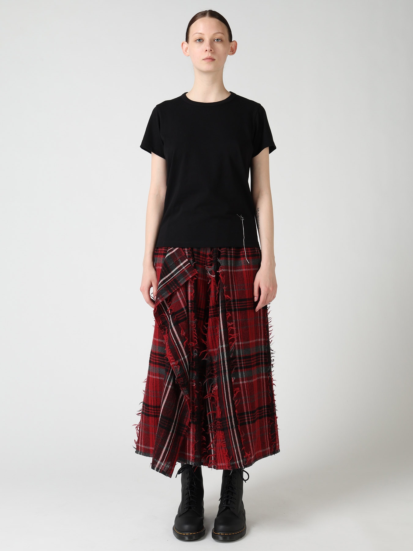 COTTON JERSEY Y'S STITCH T-SHIRT