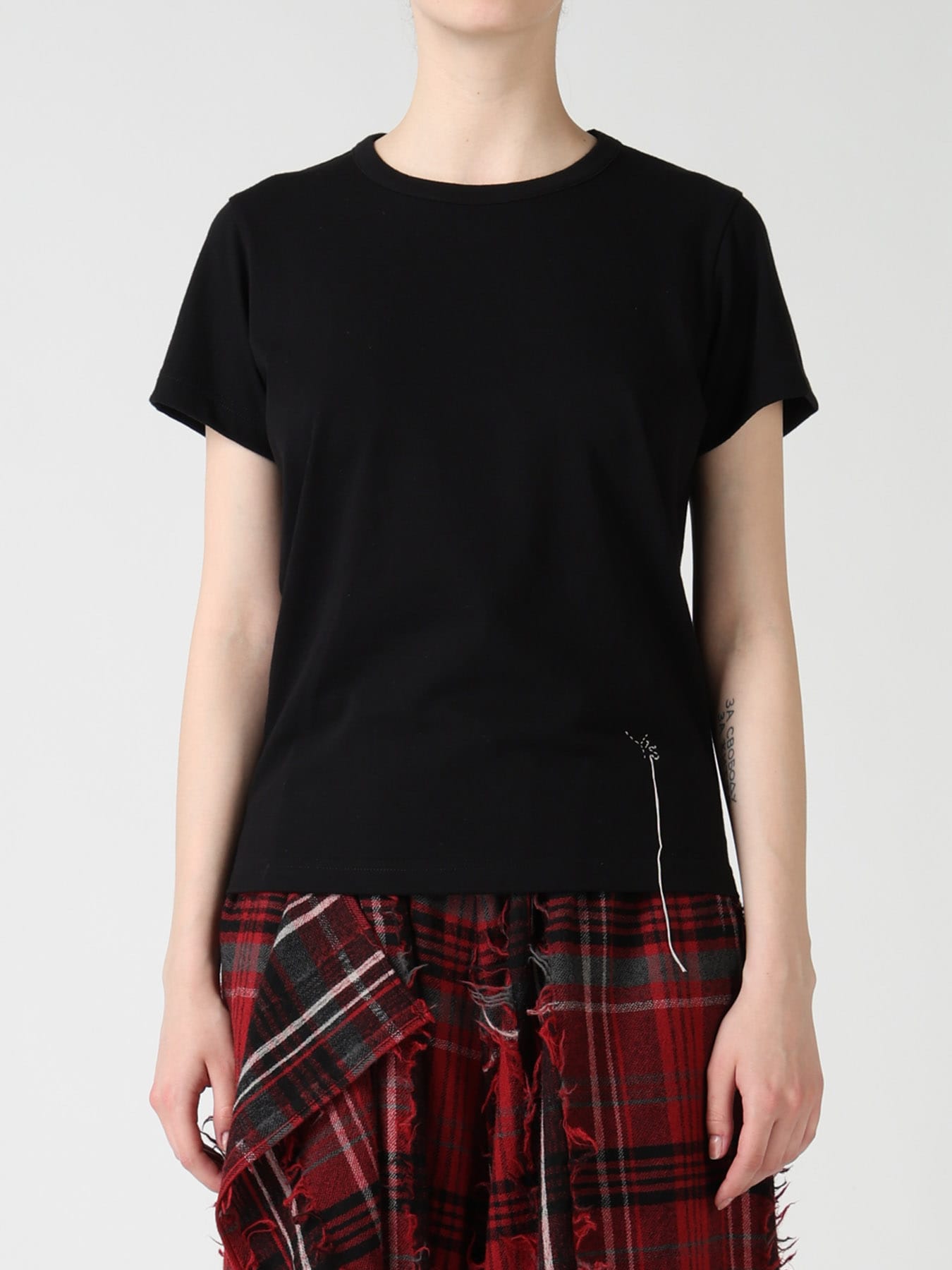COTTON JERSEY Y'S STITCH T-SHIRT