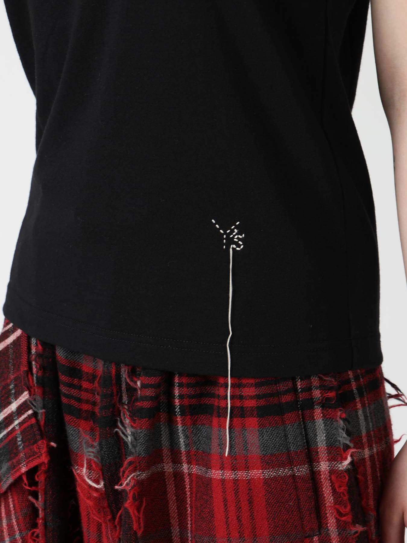 COTTON JERSEY Y'S STITCH T-SHIRT