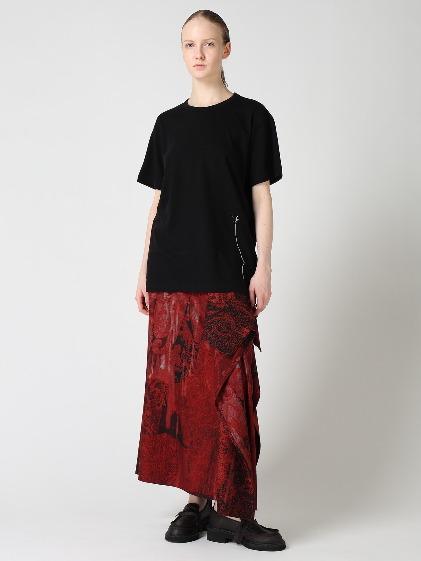 COTTON JERSEY Y'S STITCH BIG T-SHIRT