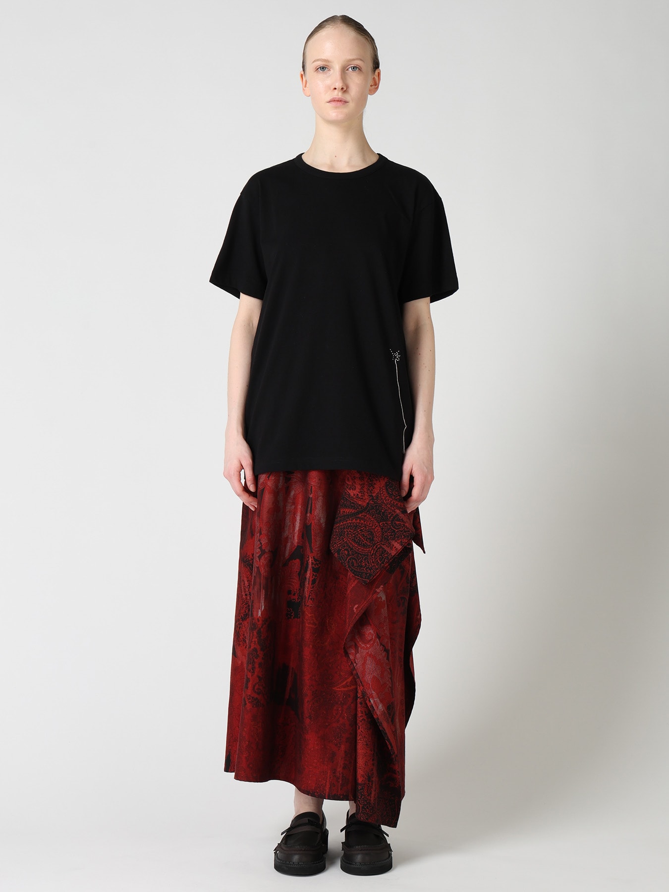 COTTON JERSEY Y'S STITCH BIG T-SHIRT