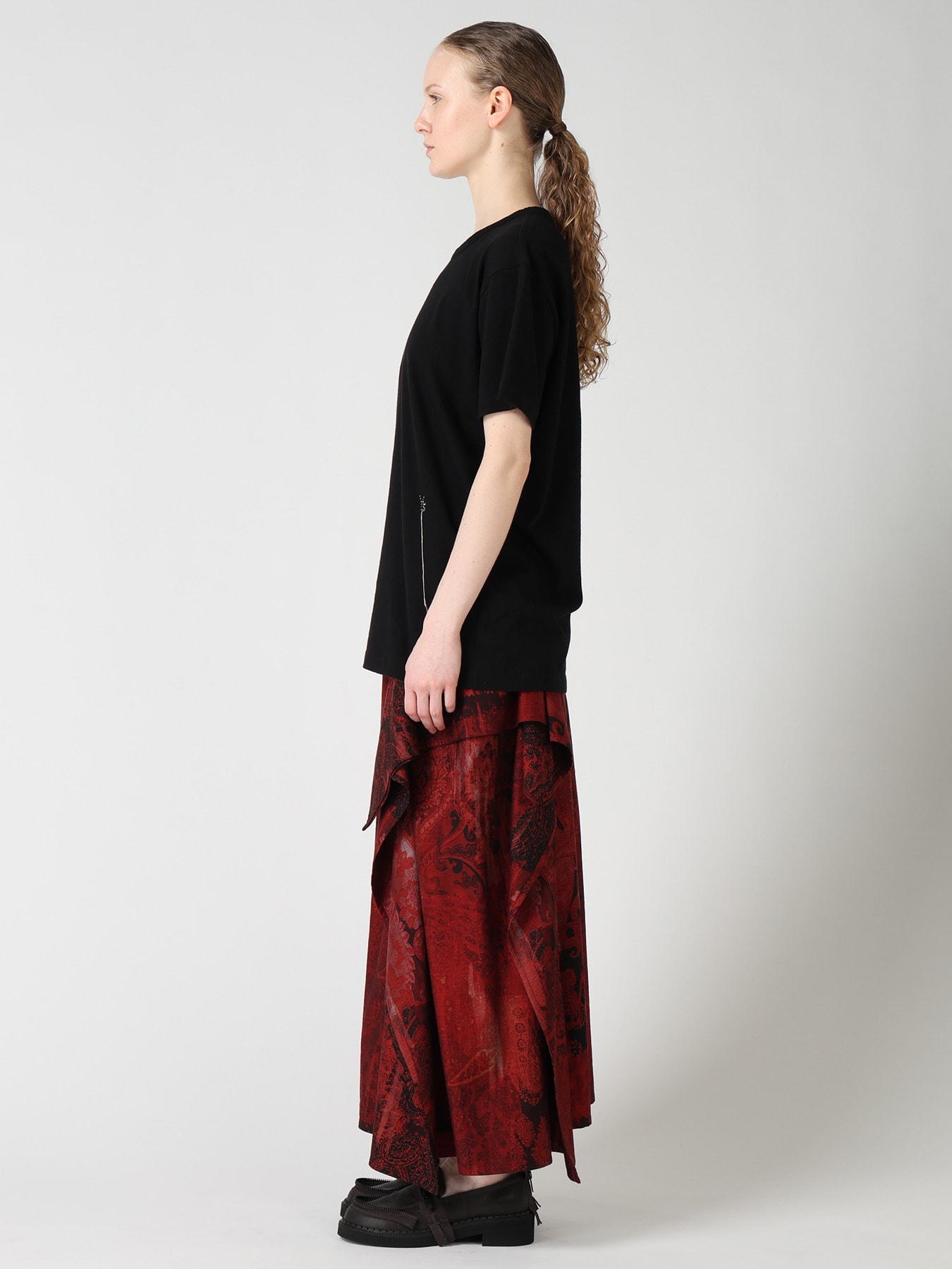COTTON JERSEY Y'S STITCH BIG T-SHIRT