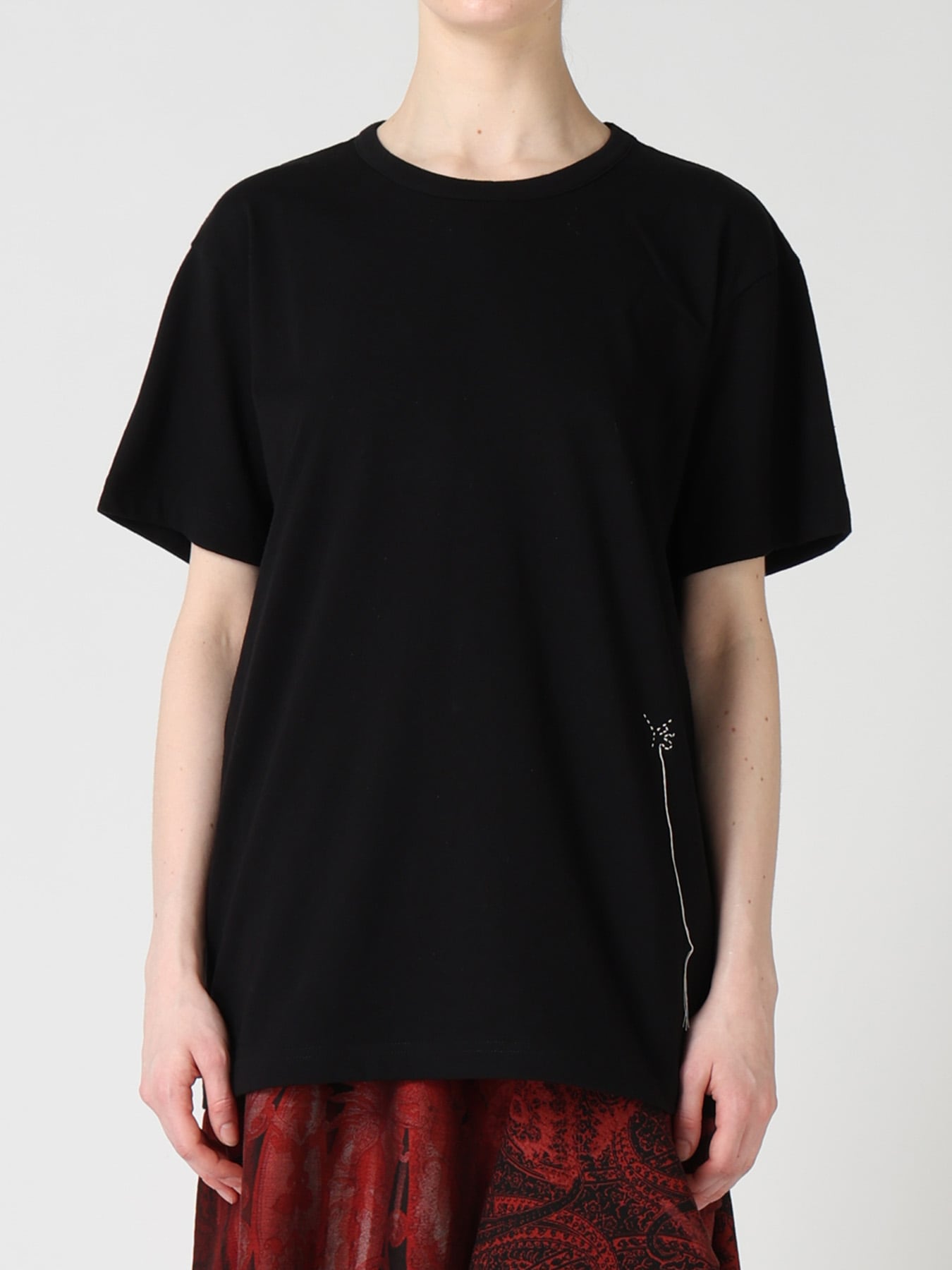 COTTON JERSEY Y'S STITCH BIG T-SHIRT