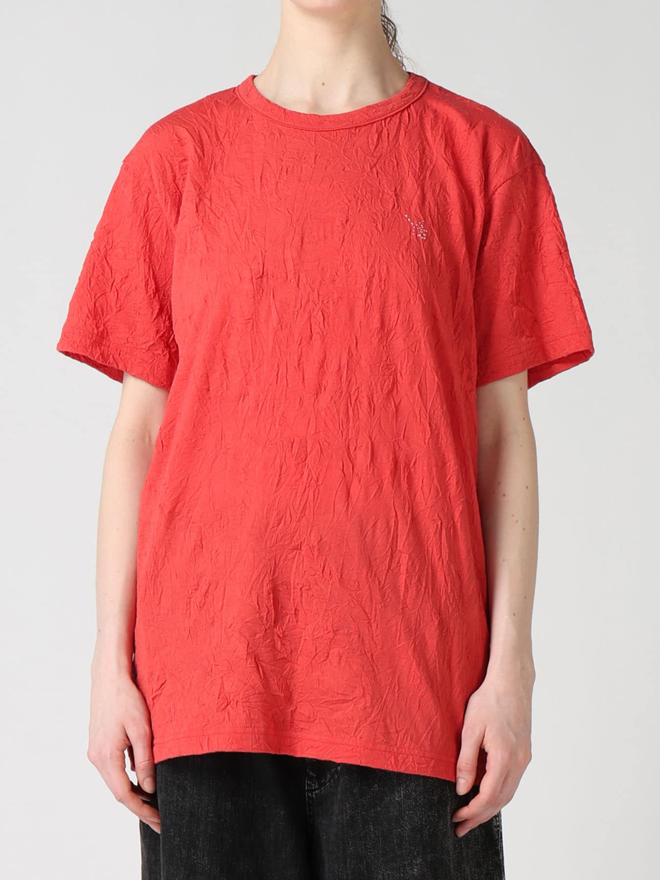COTTON JERSEY Y'S STITCH BIG T-SHIRT