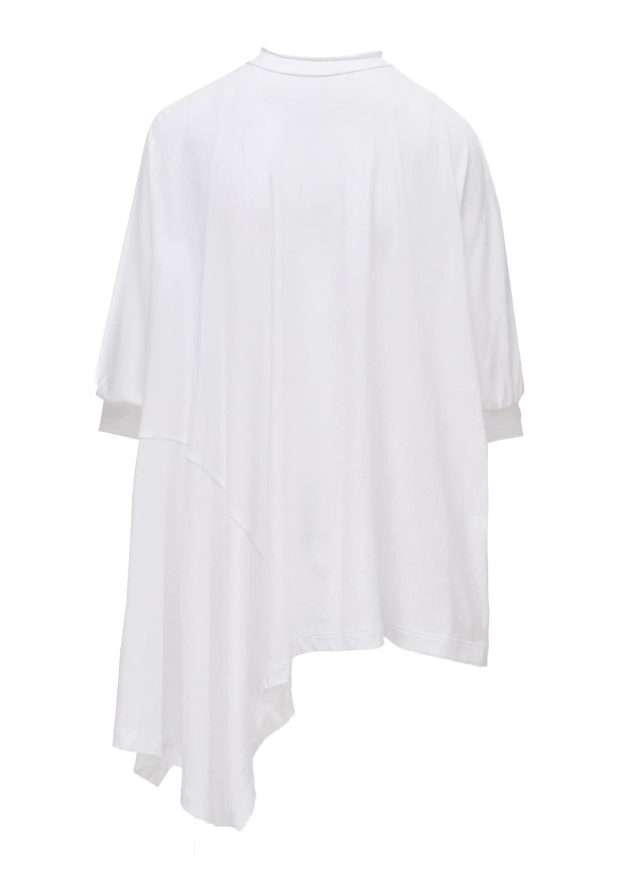 ATELIER PIGMENT PRINTED ASYMMETRIC DOLMAN SLEEVE T-SHIRT