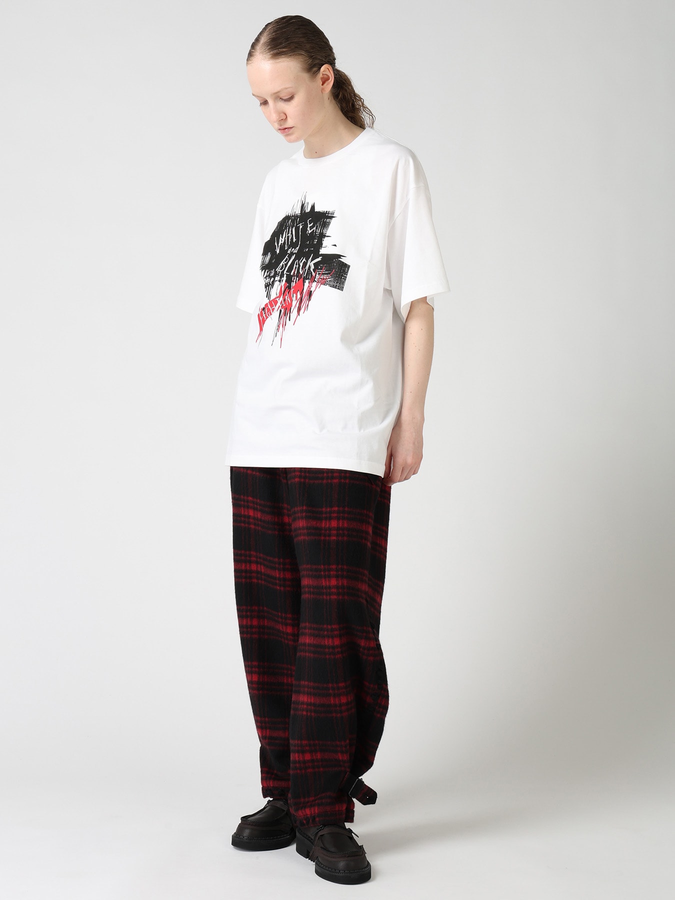 6.5OZ JERSEY MESSAGE PRINT T-SHIRT A