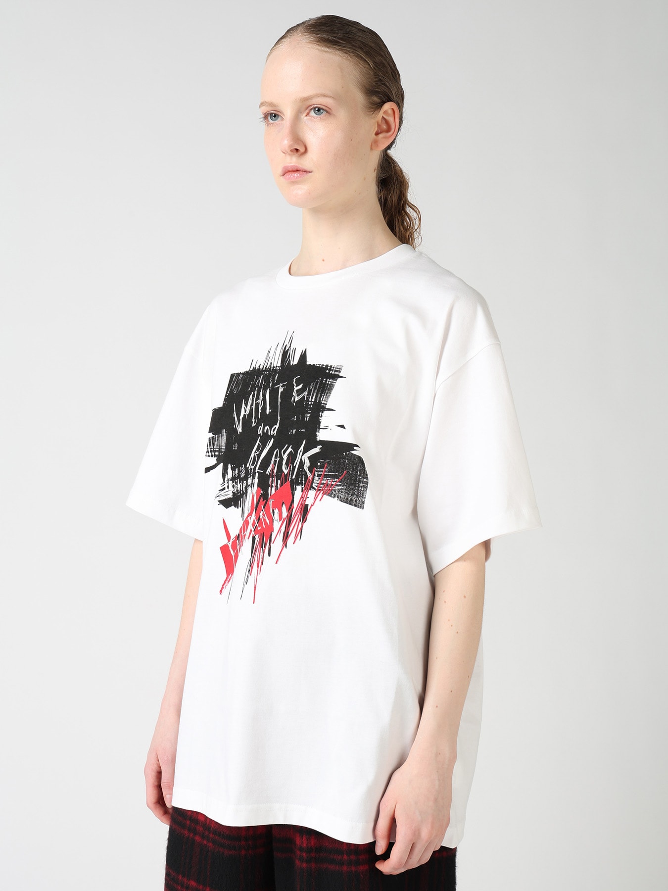 6.5OZ JERSEY MESSAGE PRINT T-SHIRT A