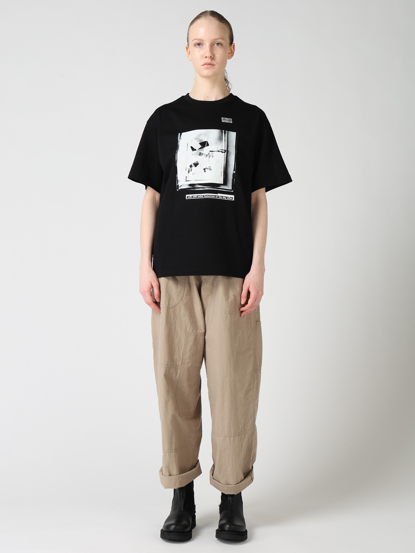 6.5OZ JERSEY MESSAGE PRINT T-SHIRT B
