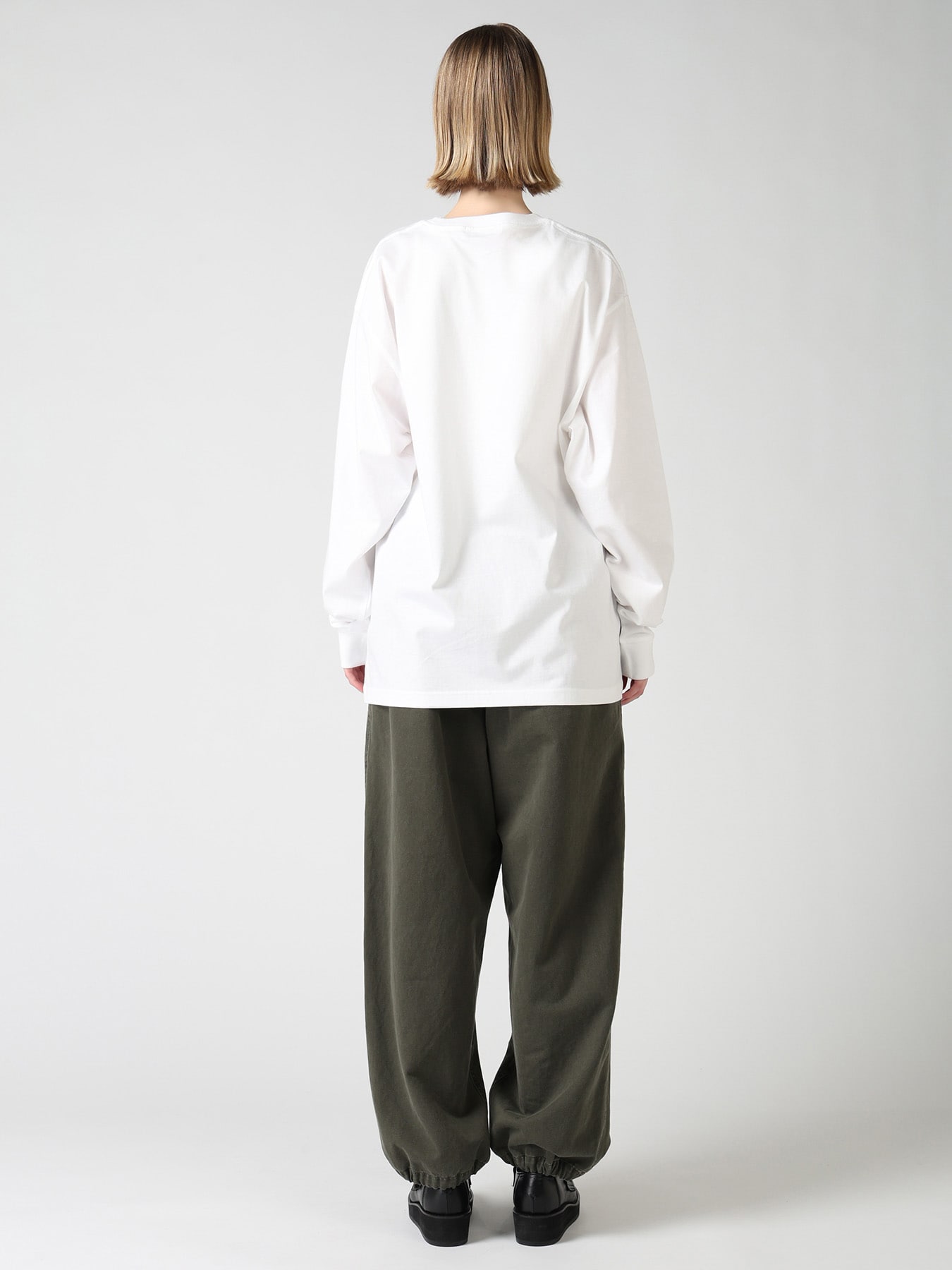 6.5OZ JERSEY MESSAGE PRINT LONG SLEEVE T-SHIRT B