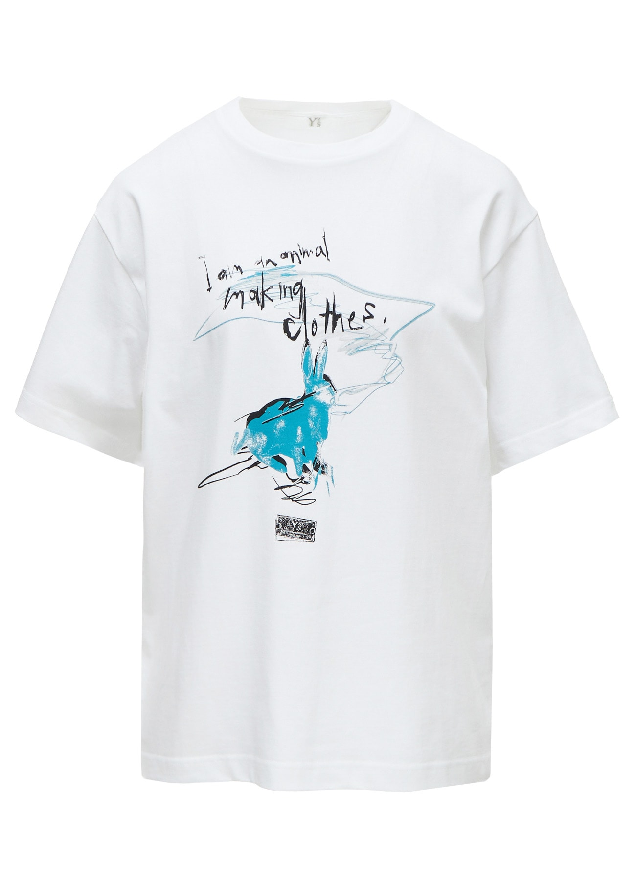 6.5 OZ JERSEY RABBIT PRINT T-SHIRT