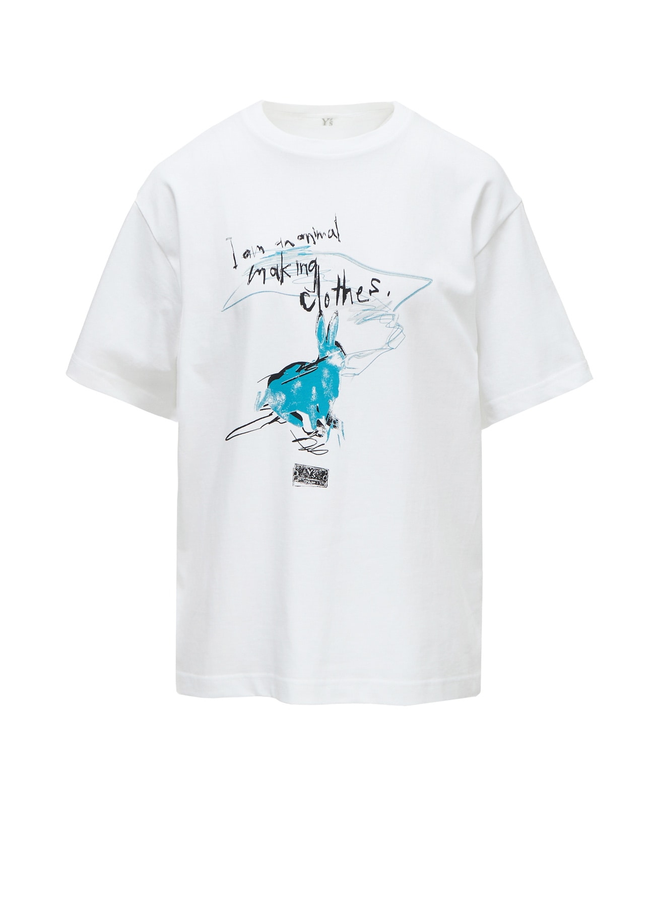 6.5 OZ JERSEY RABBIT PRINT T-SHIRT