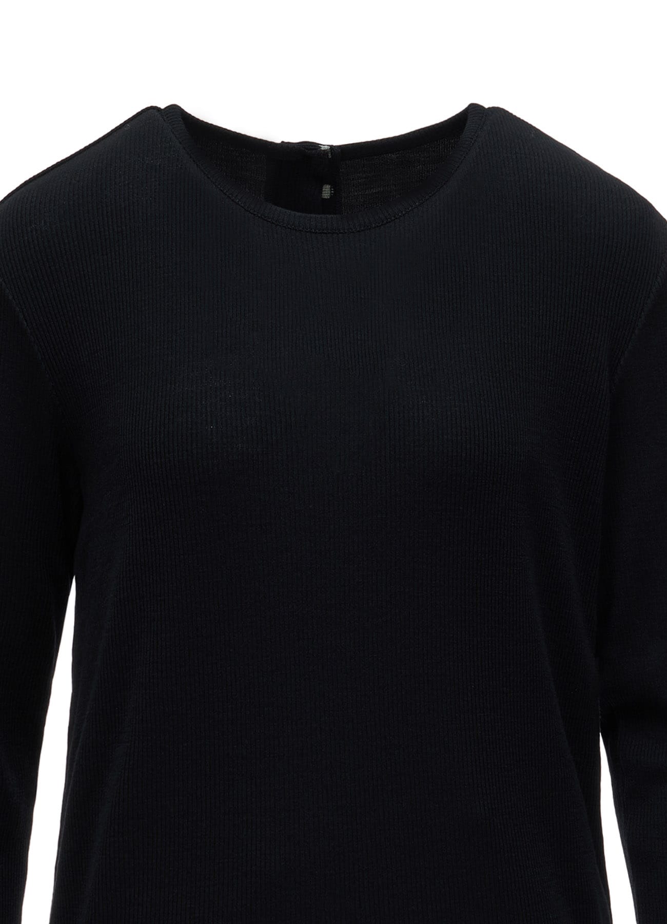 DOT PRINT TULLE ROUND NECK T-SHIRT