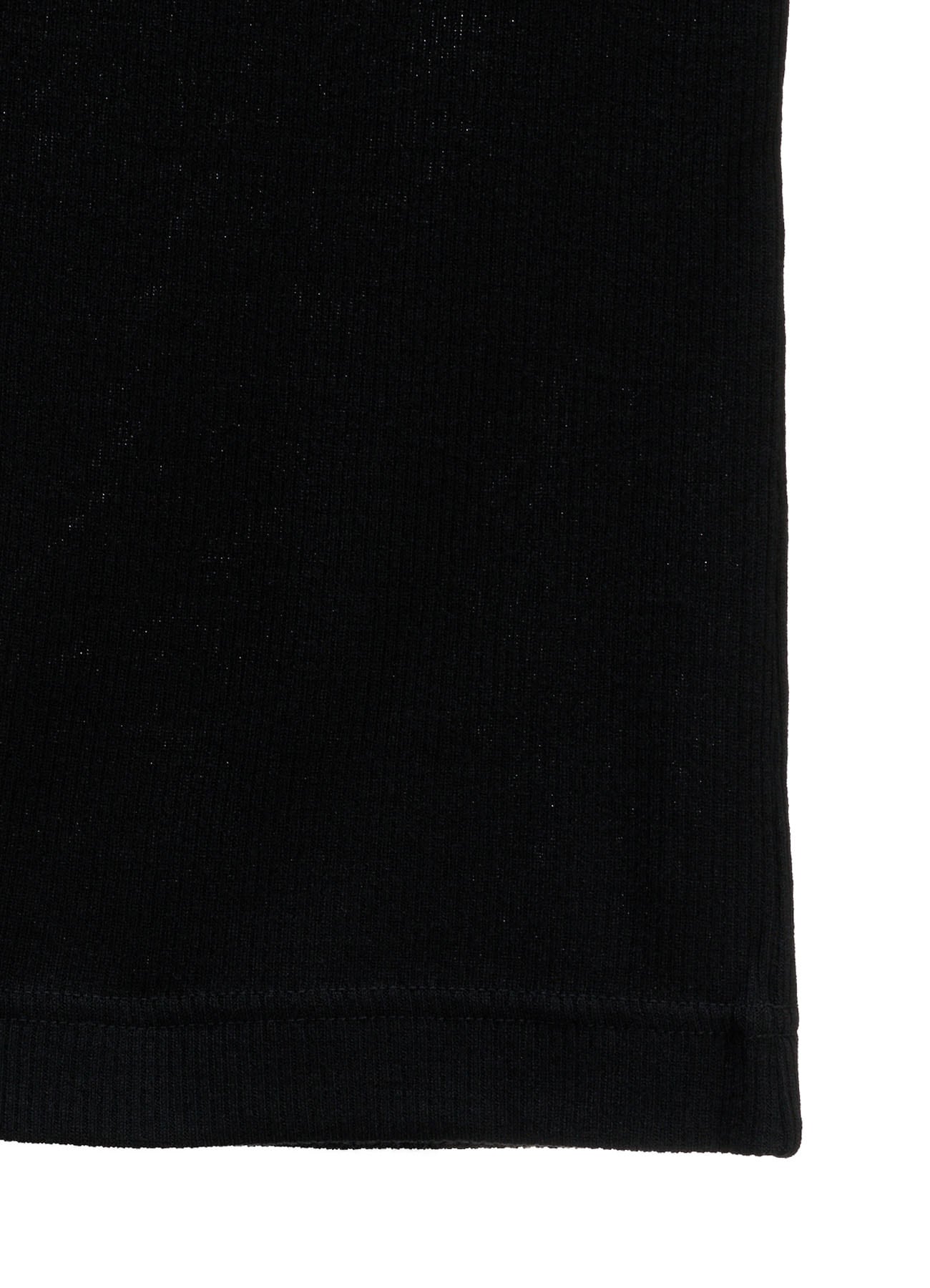DOT PRINT TULLE HIGH NECK T-SHIRT
