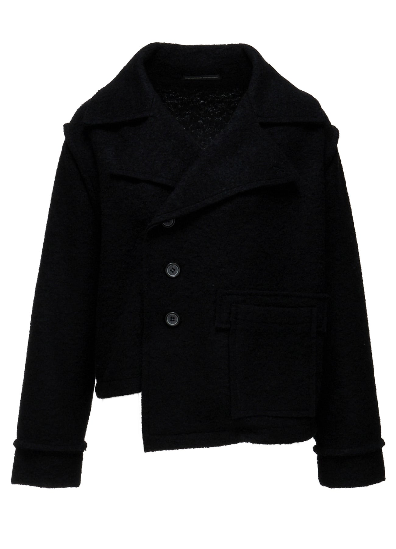 WOOL BLEND BOUCLE SHORT JACKET