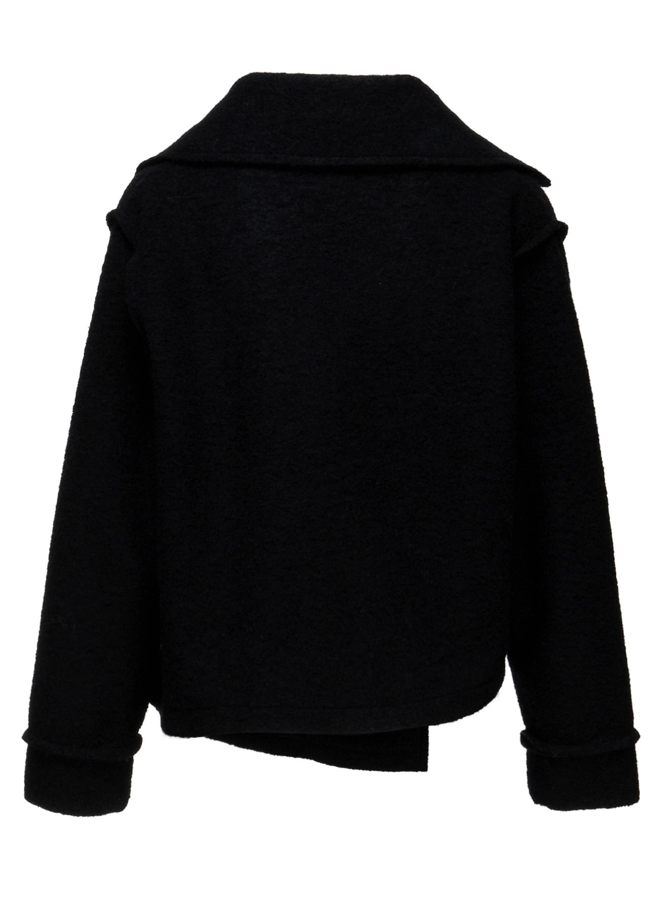 WOOL BLEND BOUCLE SHORT JACKET