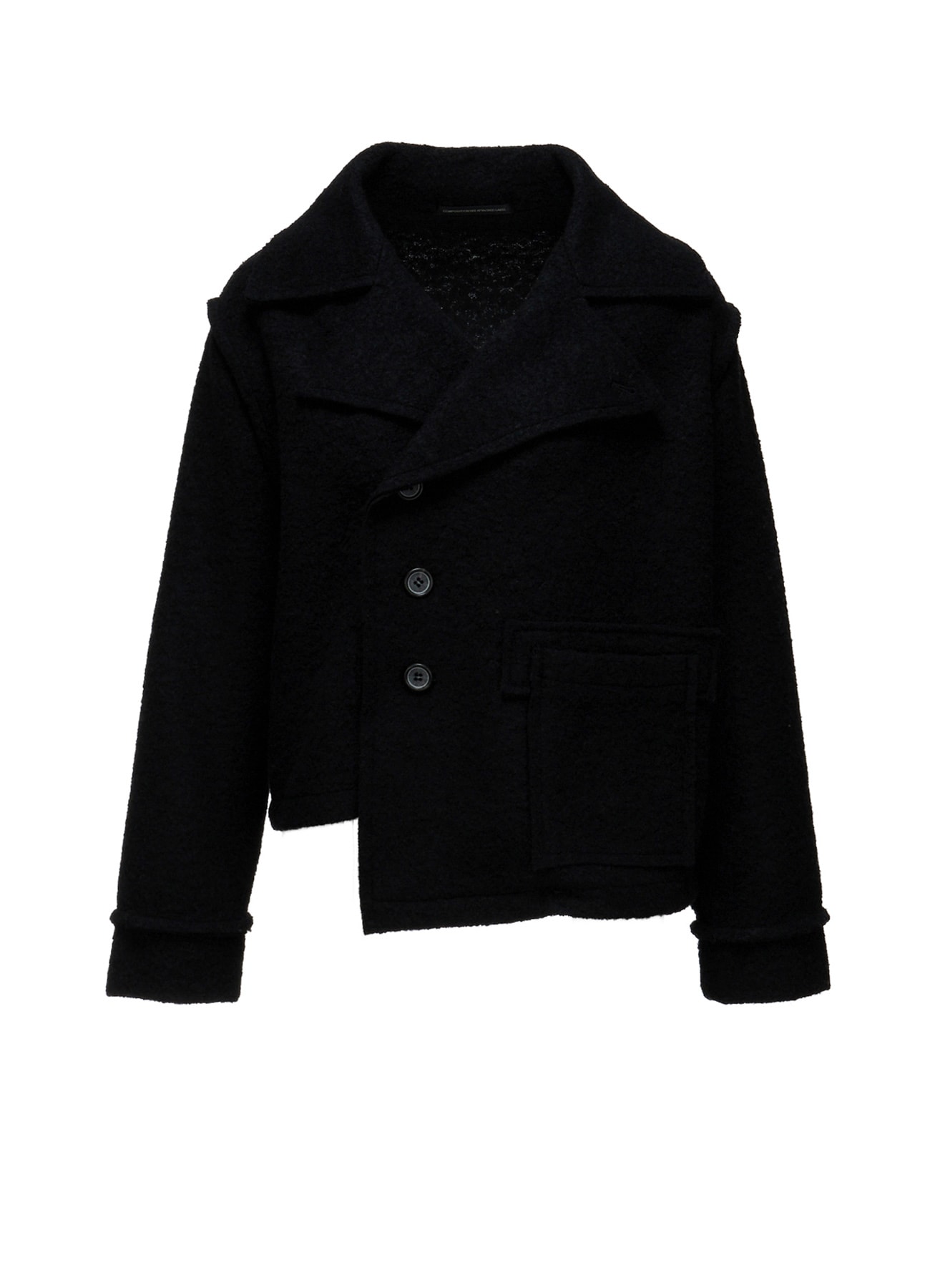 WOOL BLEND BOUCLE SHORT JACKET
