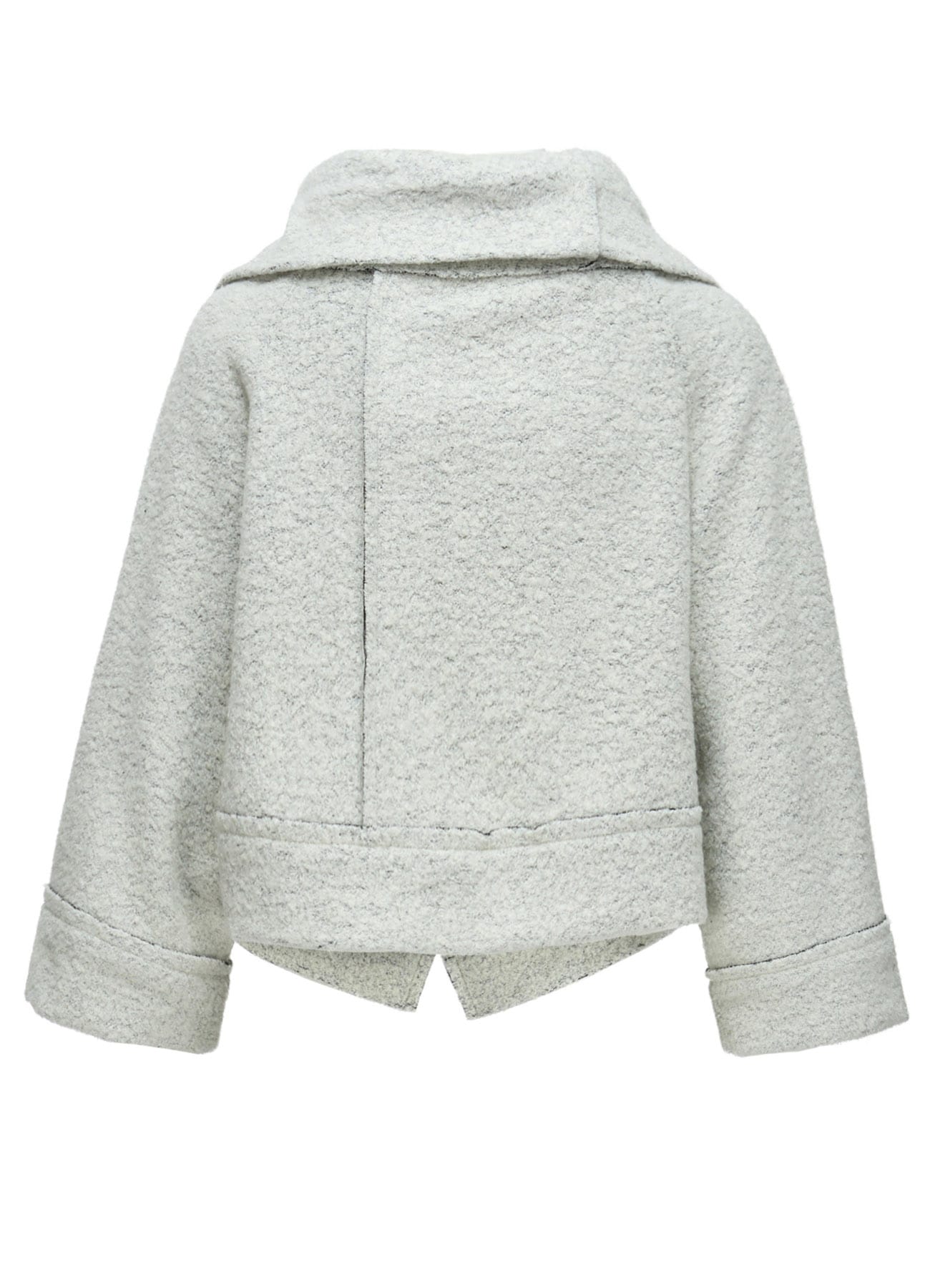 WOOL BLEND BOUCL? 3-BUTTON JACKET