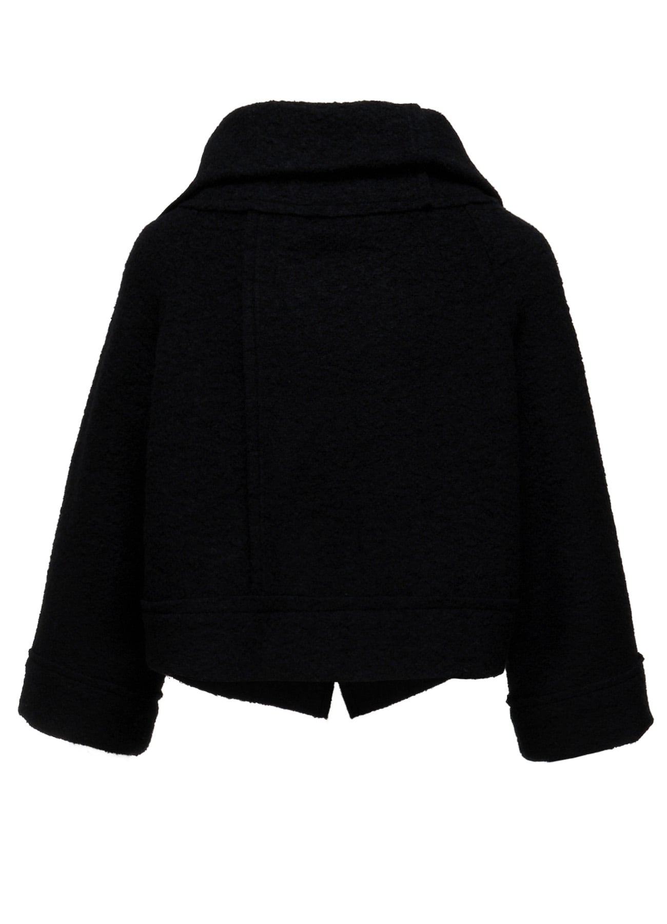 WOOL BLEND BOUCLE 3-BUTTON JACKET