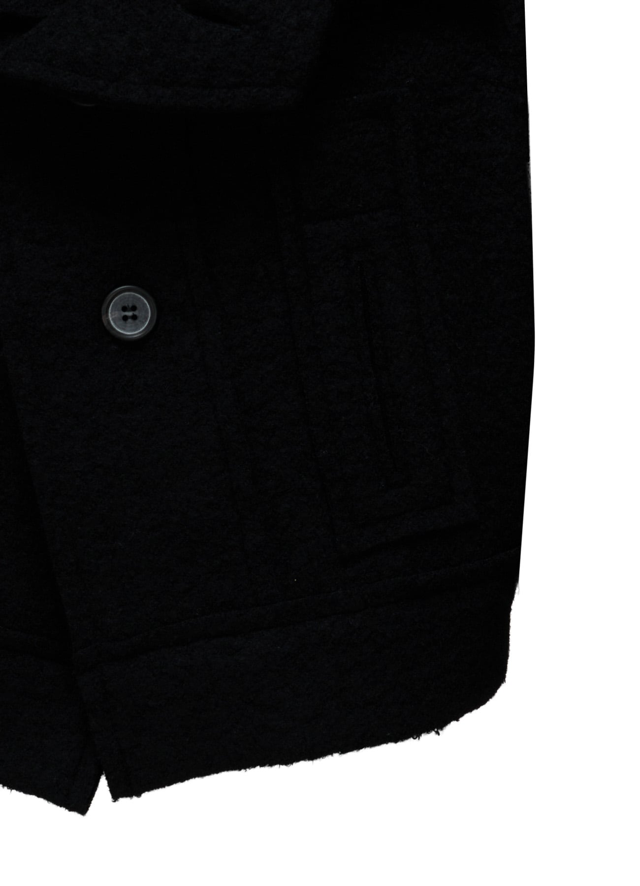WOOL BLEND BOUCLE 3-BUTTON JACKET