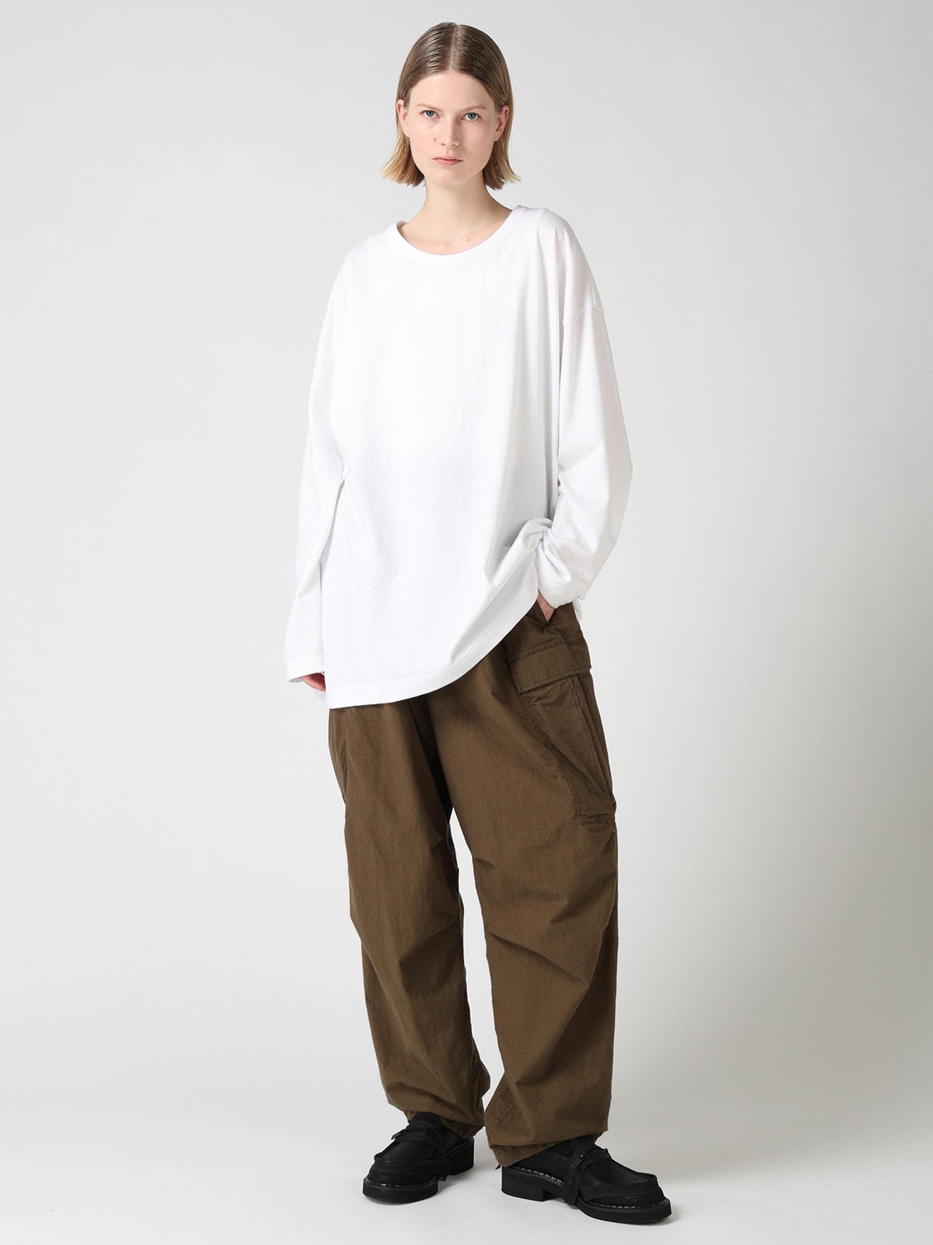 JERSEY RELAXED LONG SLEEVE T-SHIRT