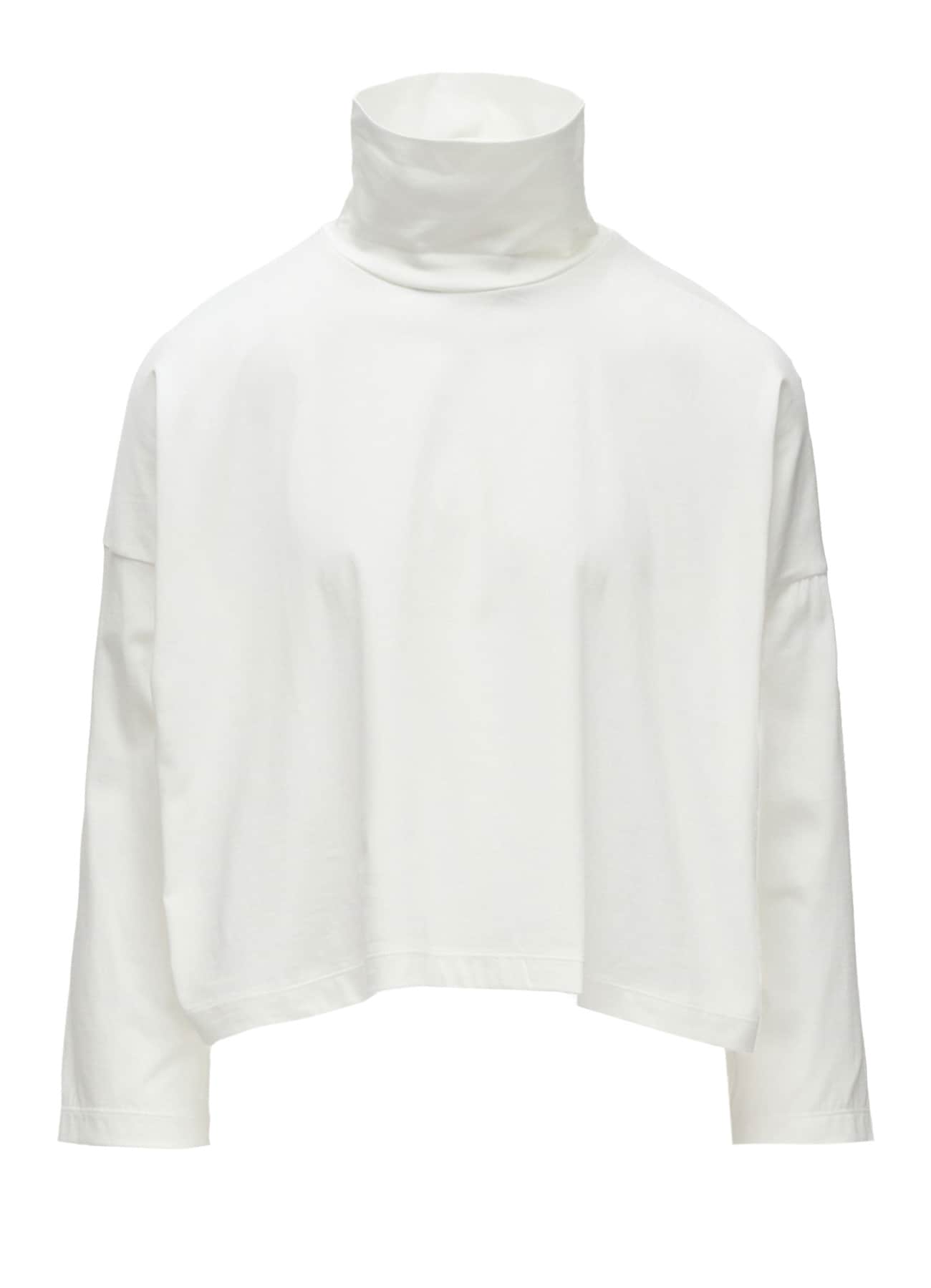 SUVIN JERSEY SHORT HIGH NECK T-SHIRT