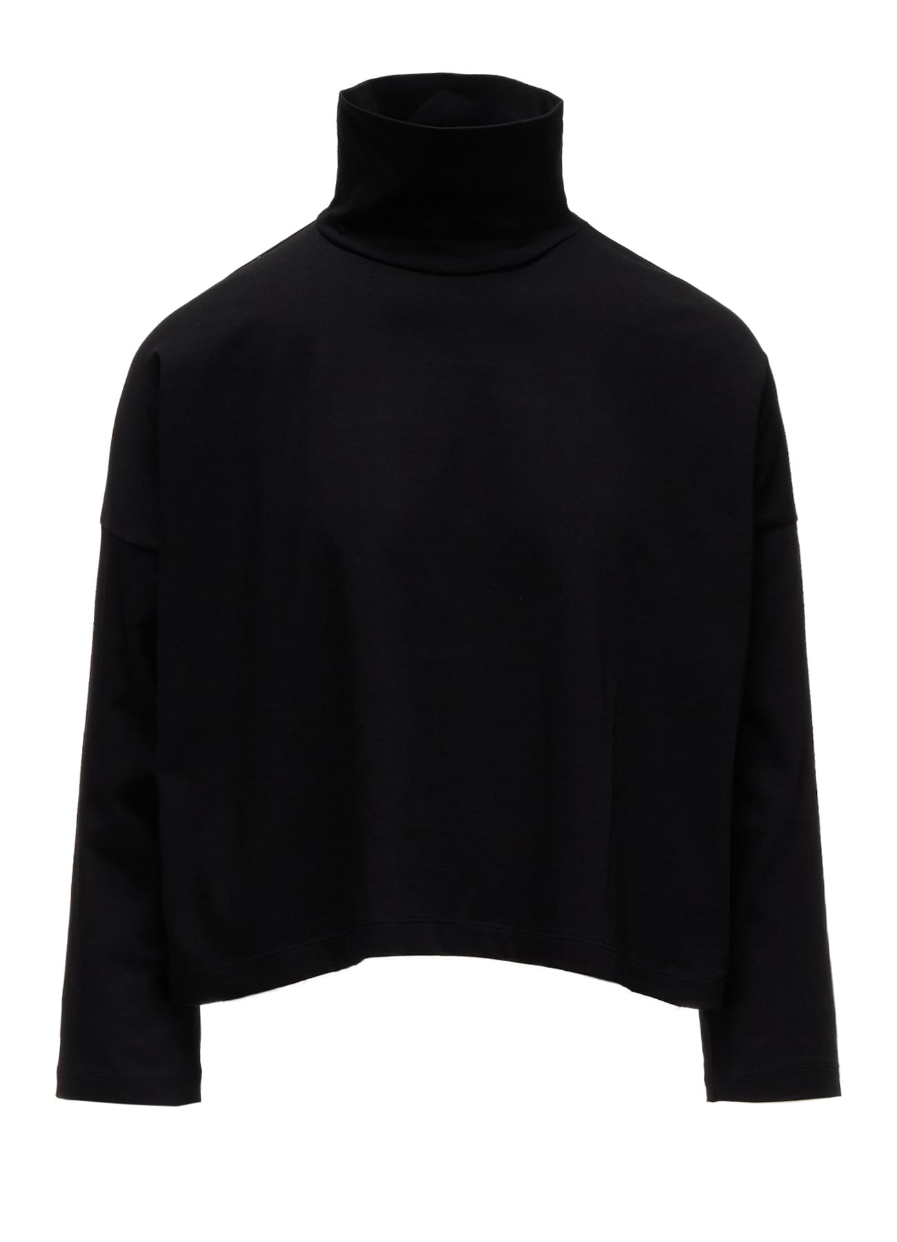 SUVIN JERSEY SHORT HIGH NECK T-SHIRT
